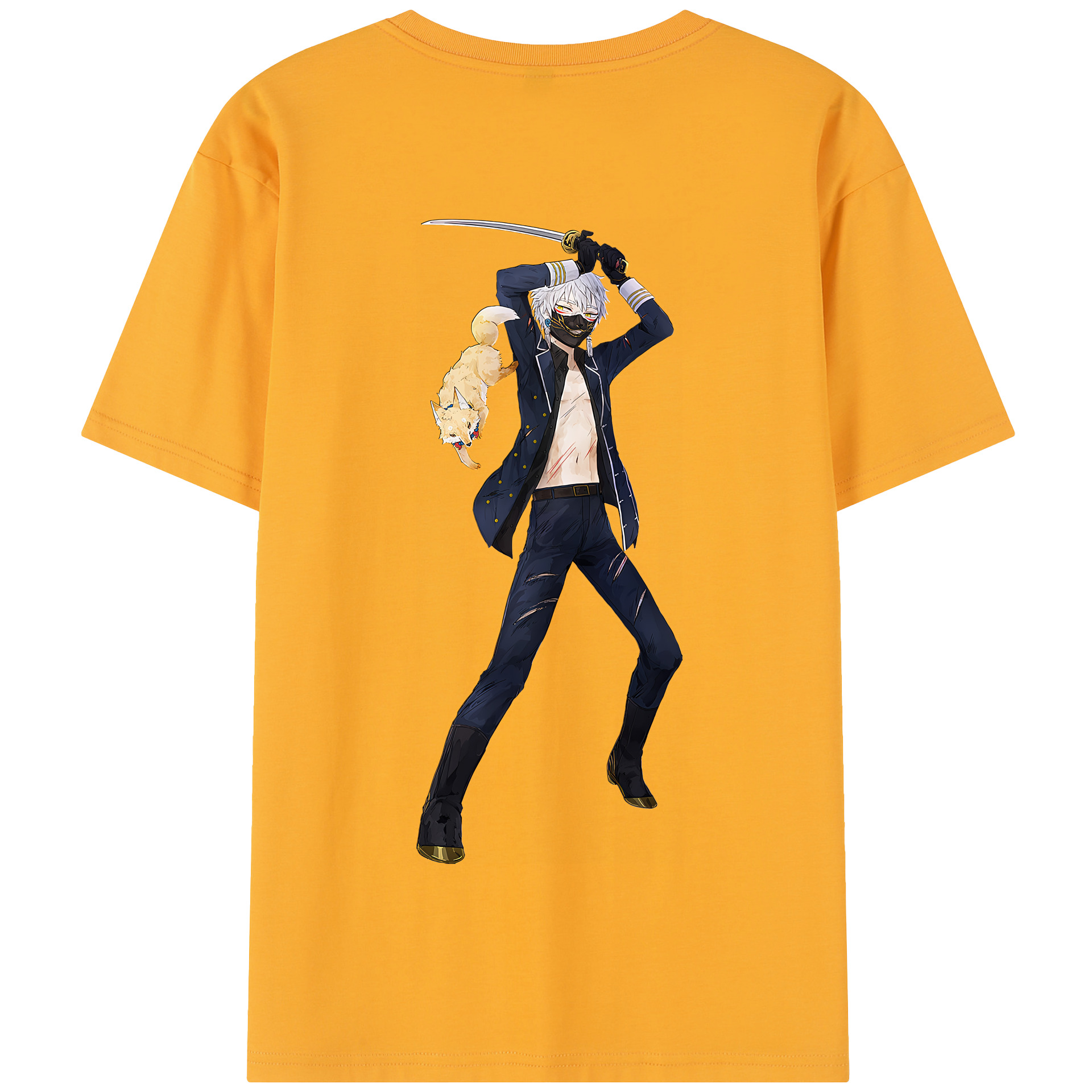 （画像用） 刀剣乱舞 Touken Ranbu 綿100％半袖Tシャツ（背面プリント）