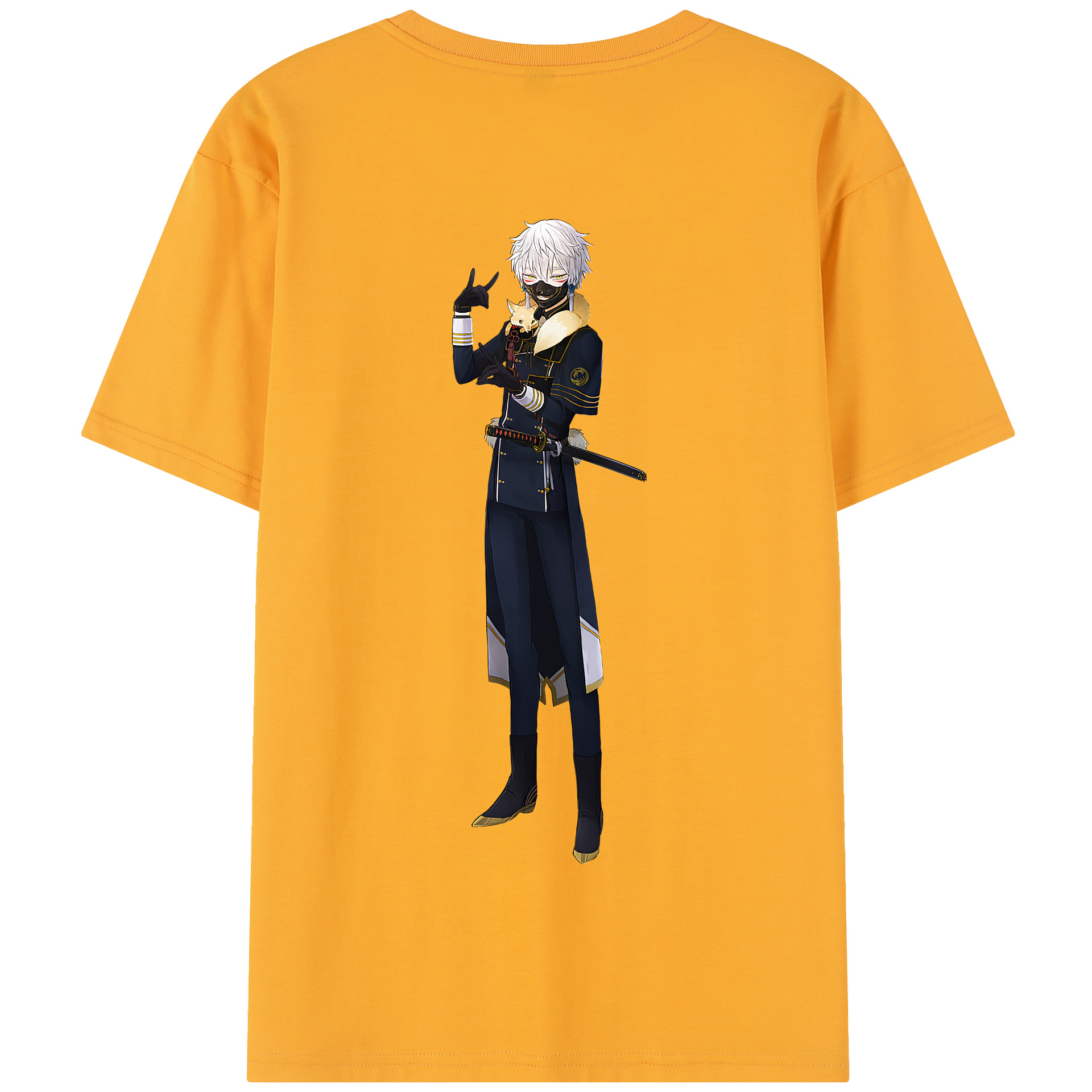 （画像用） 刀剣乱舞 Touken Ranbu 綿100％半袖Tシャツ（背面プリント）