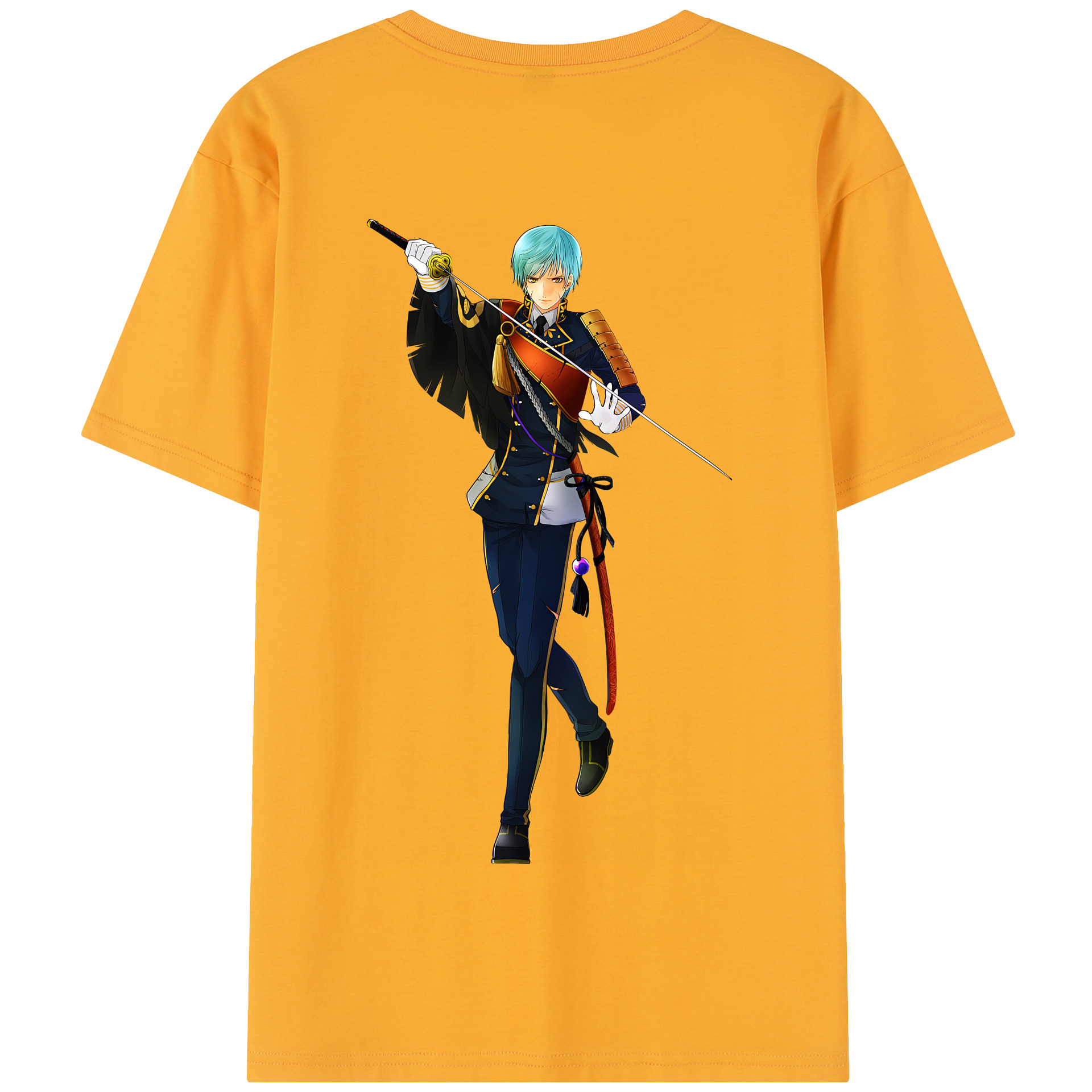 （画像用） 刀剣乱舞 Touken Ranbu 綿100％半袖Tシャツ（背面プリント）
