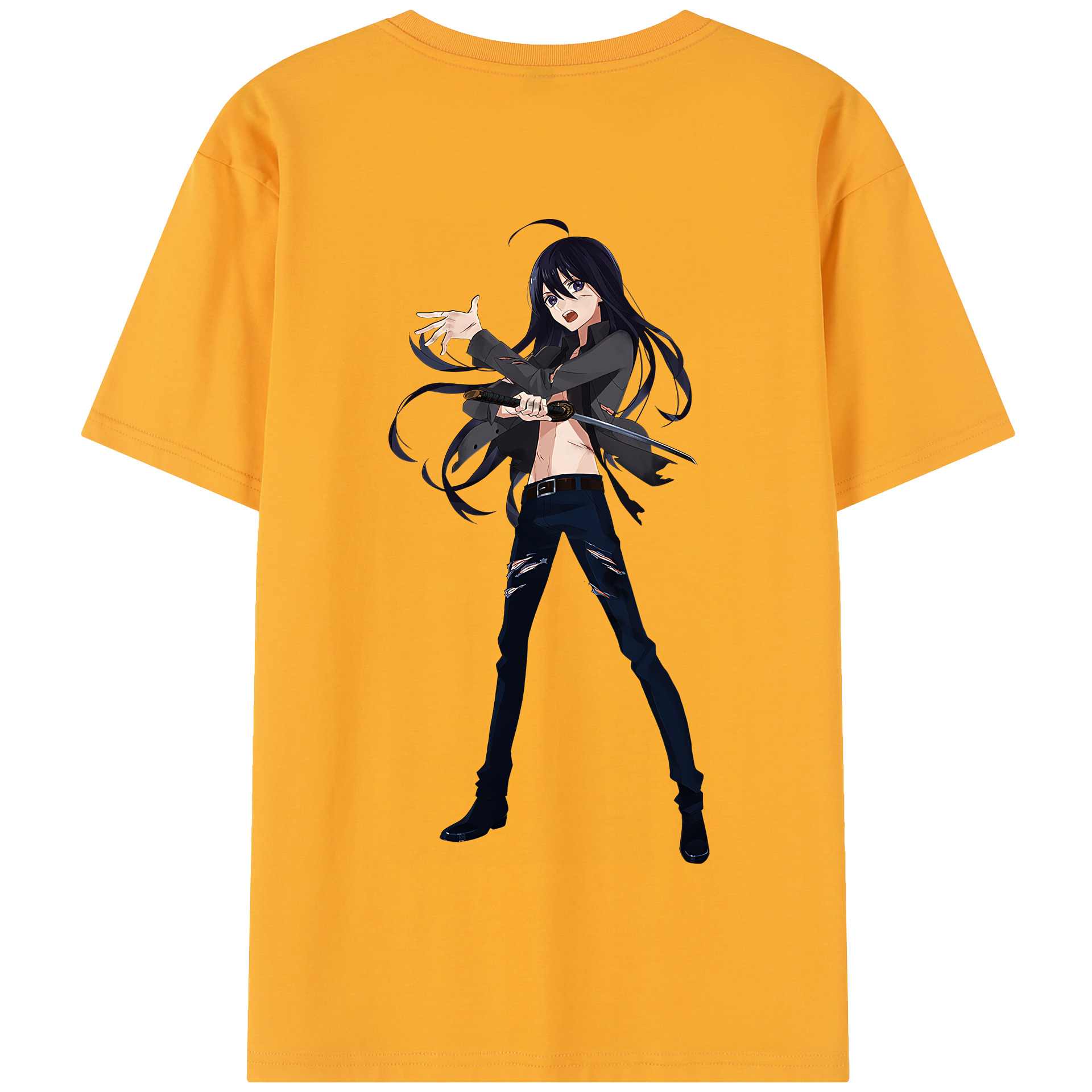 （画像用） 刀剣乱舞 Touken Ranbu 綿100％半袖Tシャツ（背面プリント）