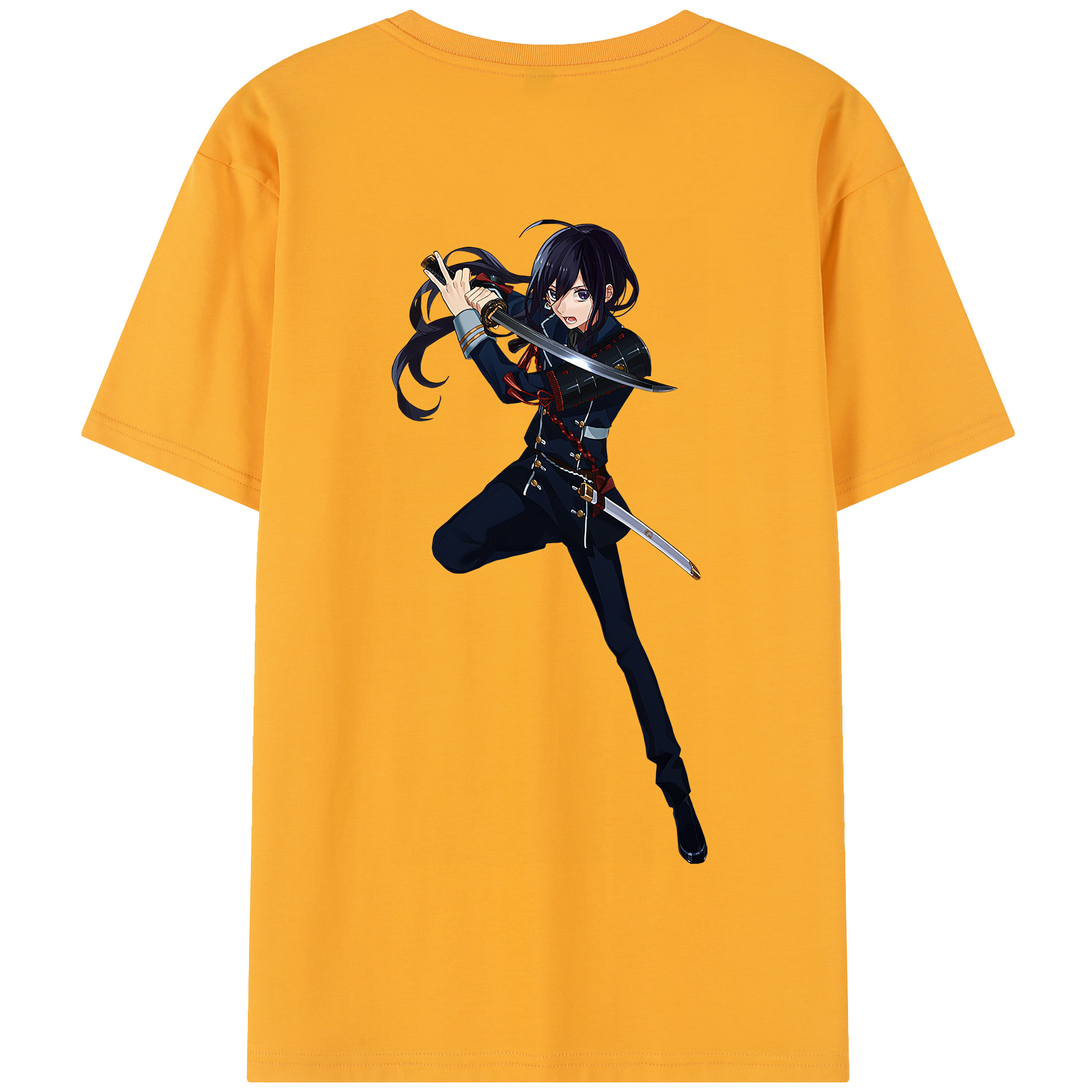 （画像用） 刀剣乱舞 Touken Ranbu 綿100％半袖Tシャツ（背面プリント）