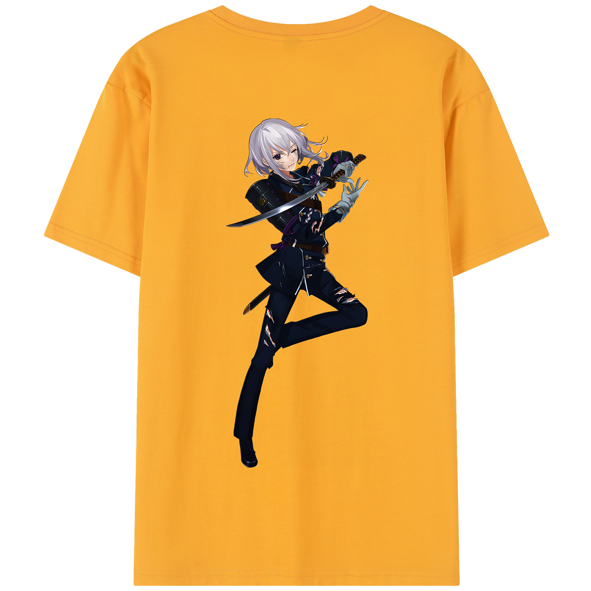 （画像用） 刀剣乱舞 Touken Ranbu 綿100％半袖Tシャツ（背面プリント）
