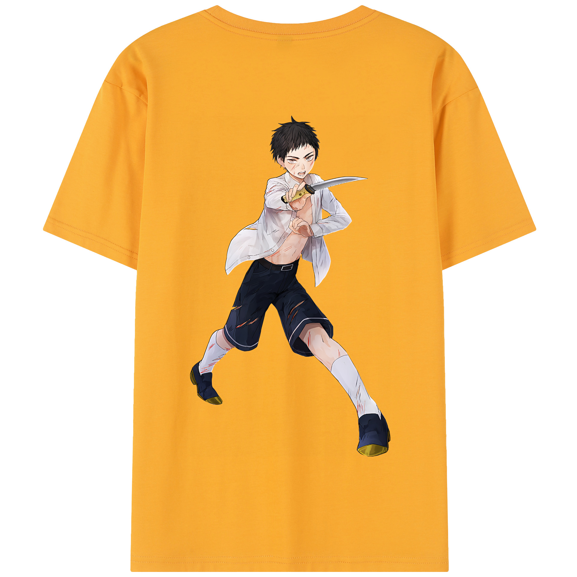（画像用） 刀剣乱舞 Touken Ranbu 綿100％半袖Tシャツ（背面プリント）