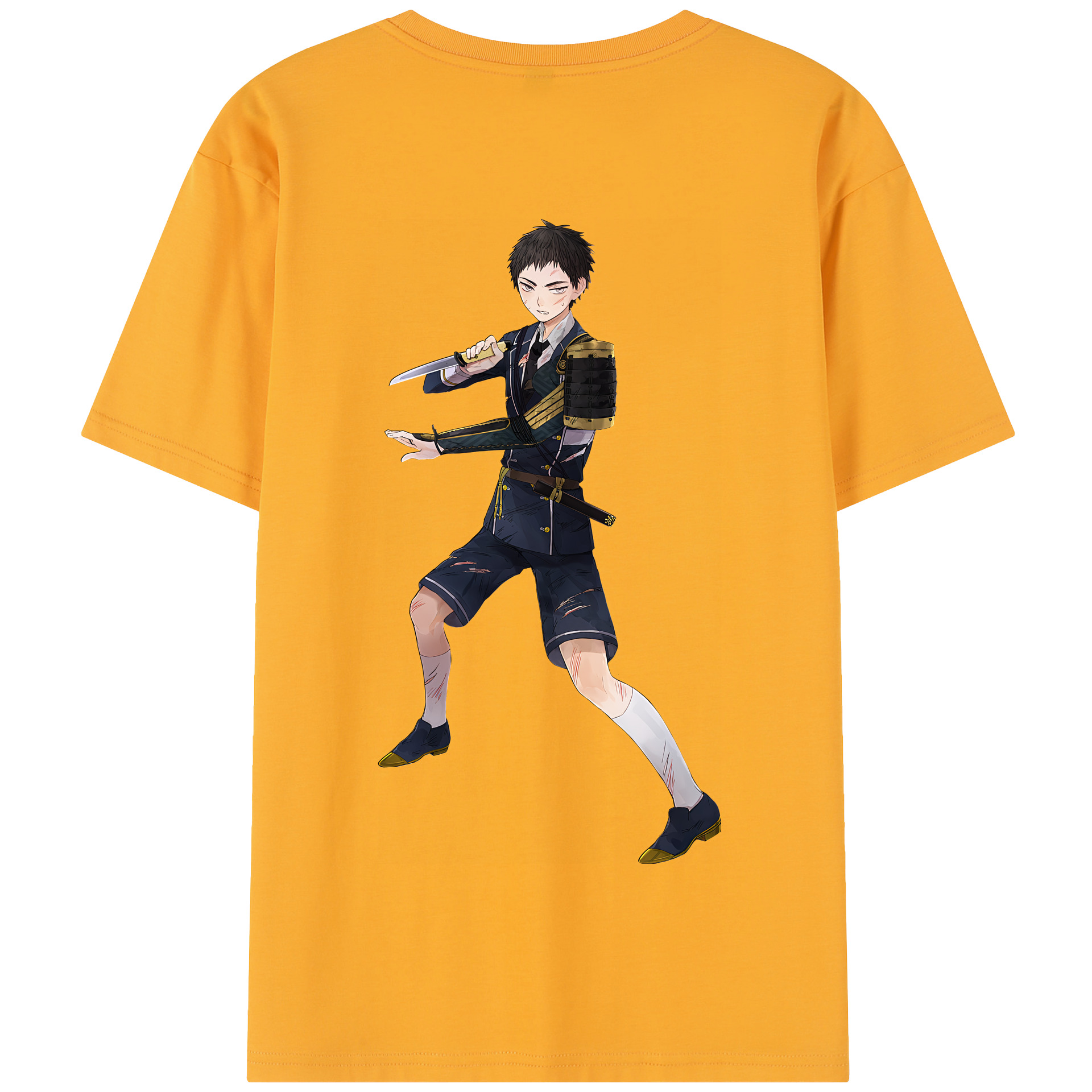 （画像用） 刀剣乱舞 Touken Ranbu 綿100％半袖Tシャツ（背面プリント）