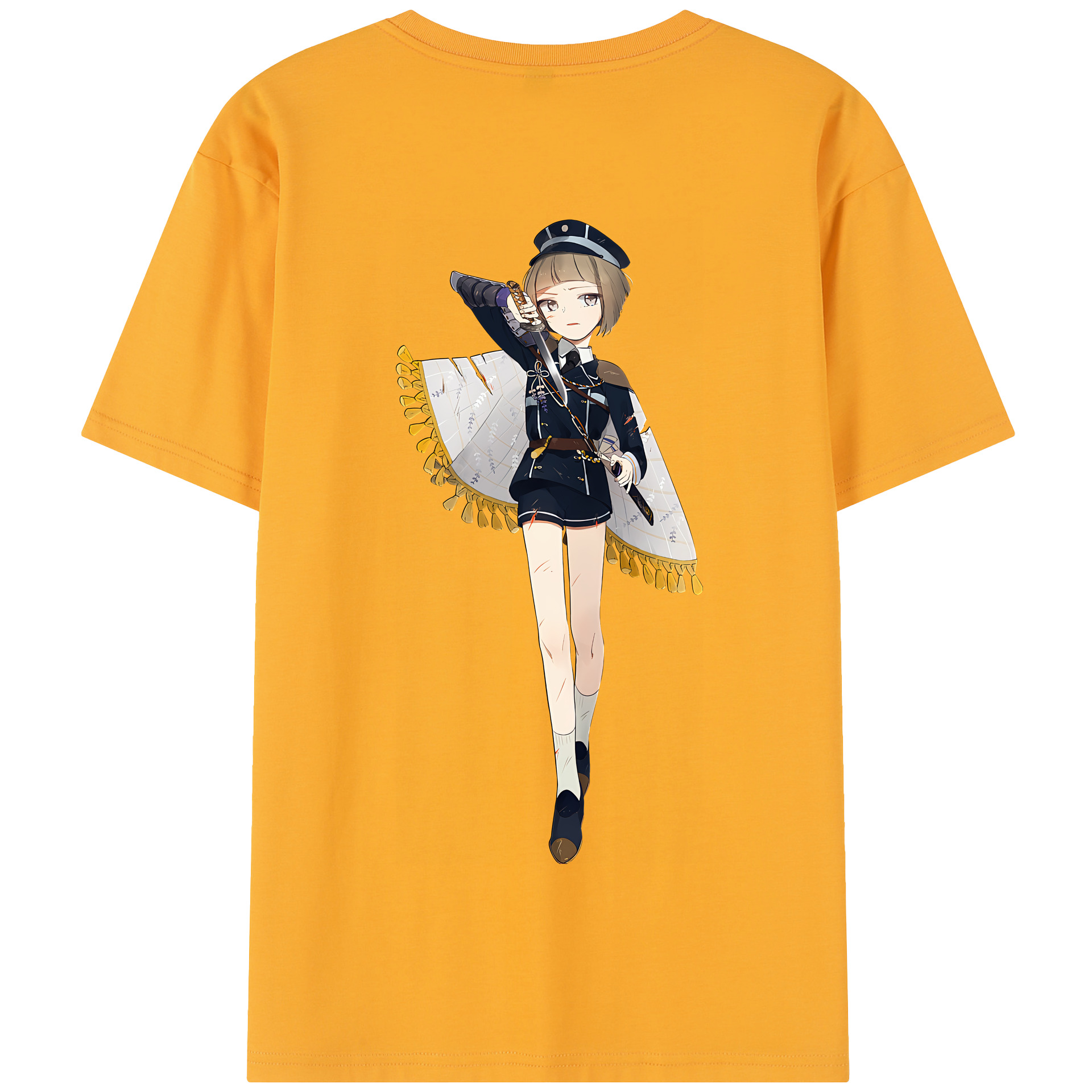 （画像用） 刀剣乱舞 Touken Ranbu 綿100％半袖Tシャツ（背面プリント）
