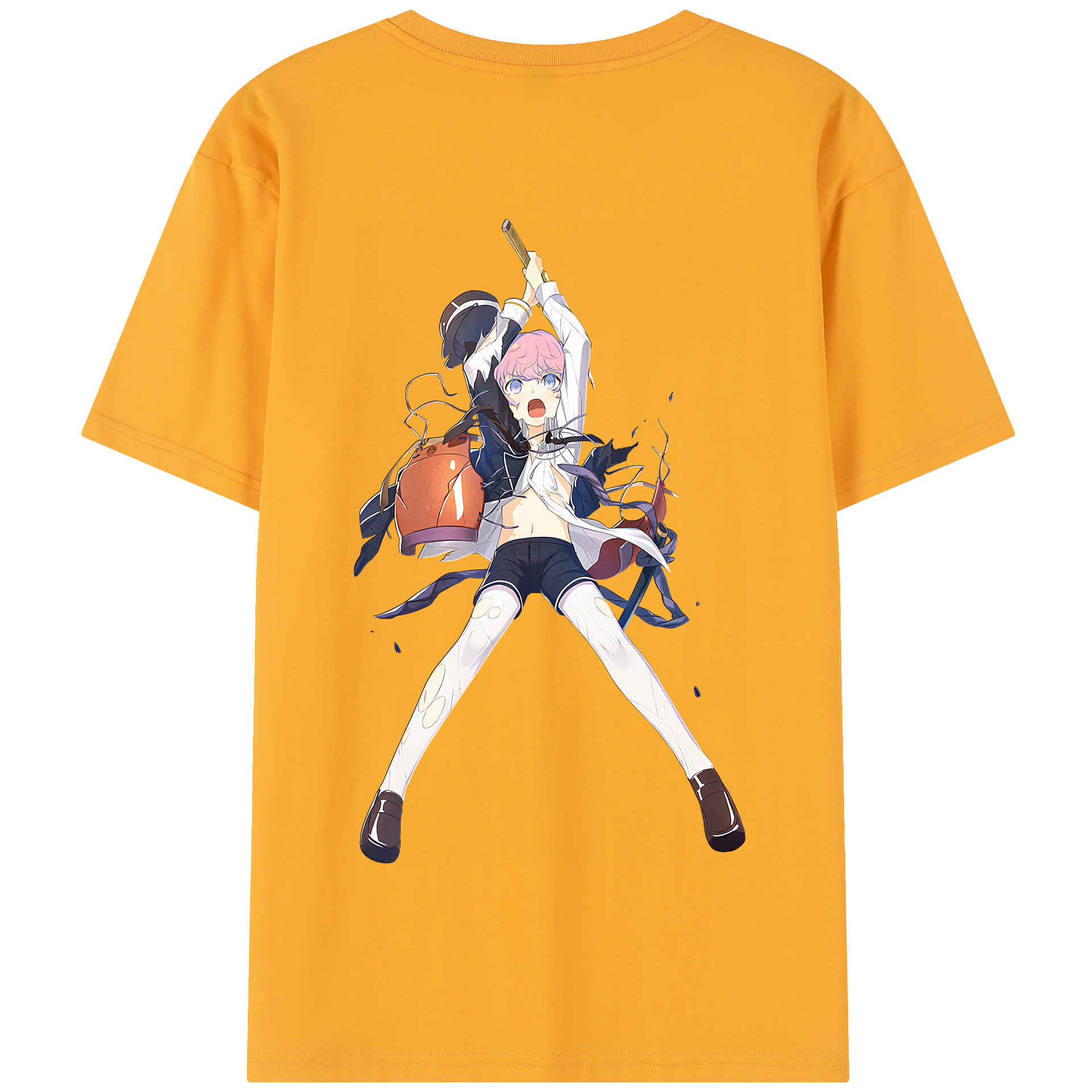 （画像用） 刀剣乱舞 Touken Ranbu 綿100％半袖Tシャツ（背面プリント）