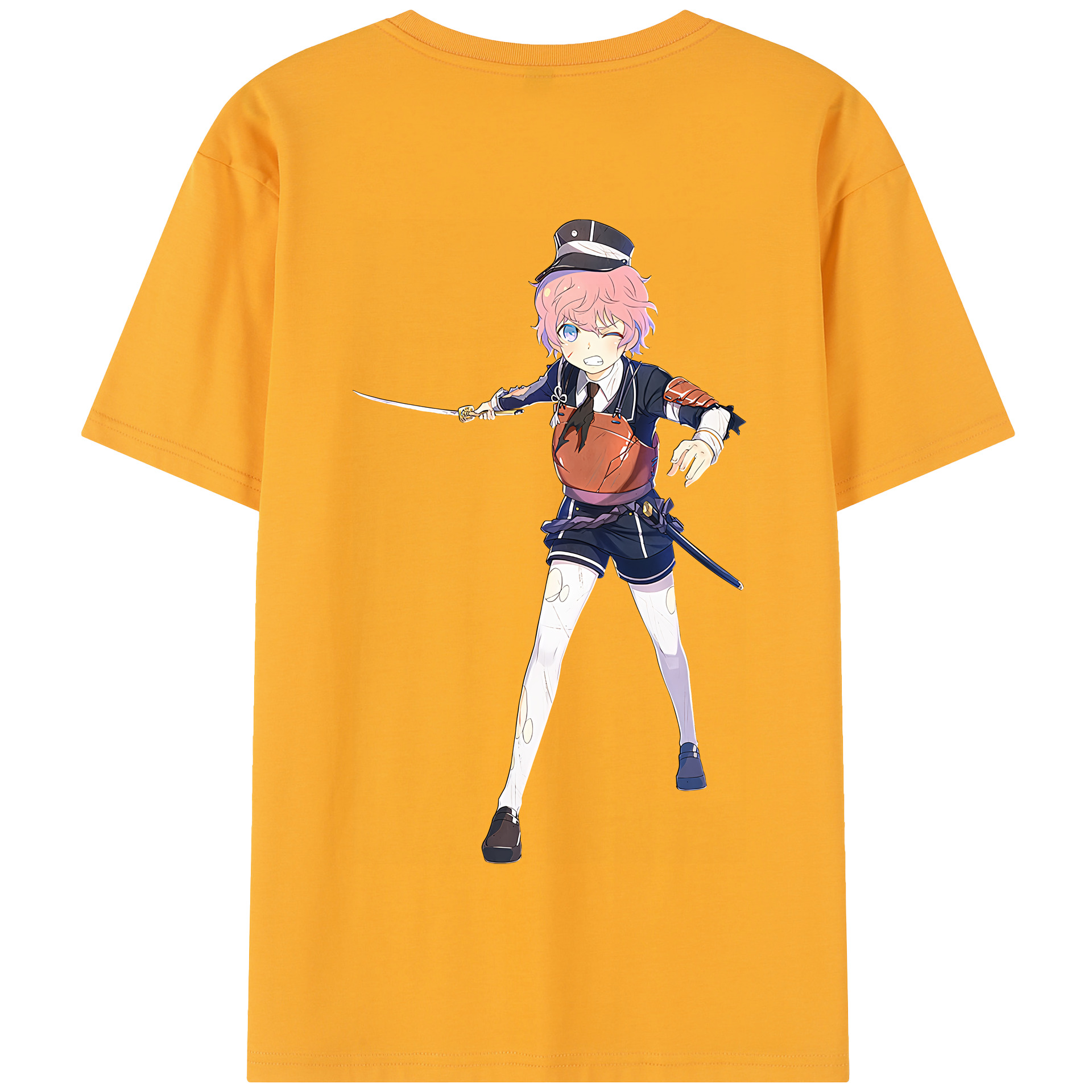 （画像用） 刀剣乱舞 Touken Ranbu 綿100％半袖Tシャツ（背面プリント）