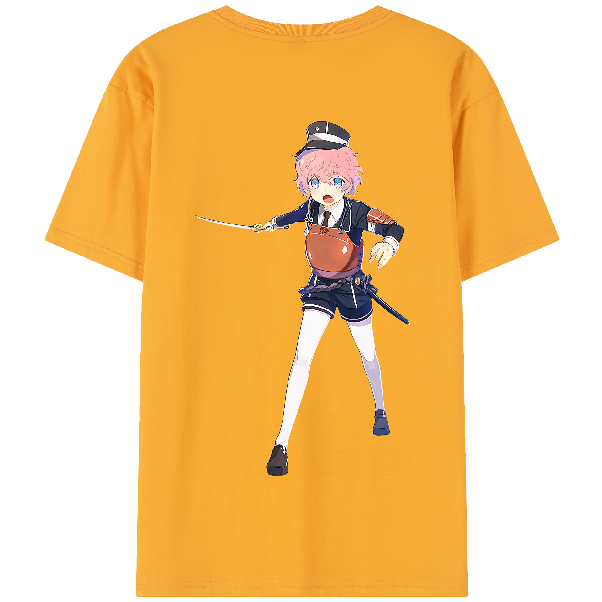 （画像用） 刀剣乱舞 Touken Ranbu 綿100％半袖Tシャツ（背面プリント）