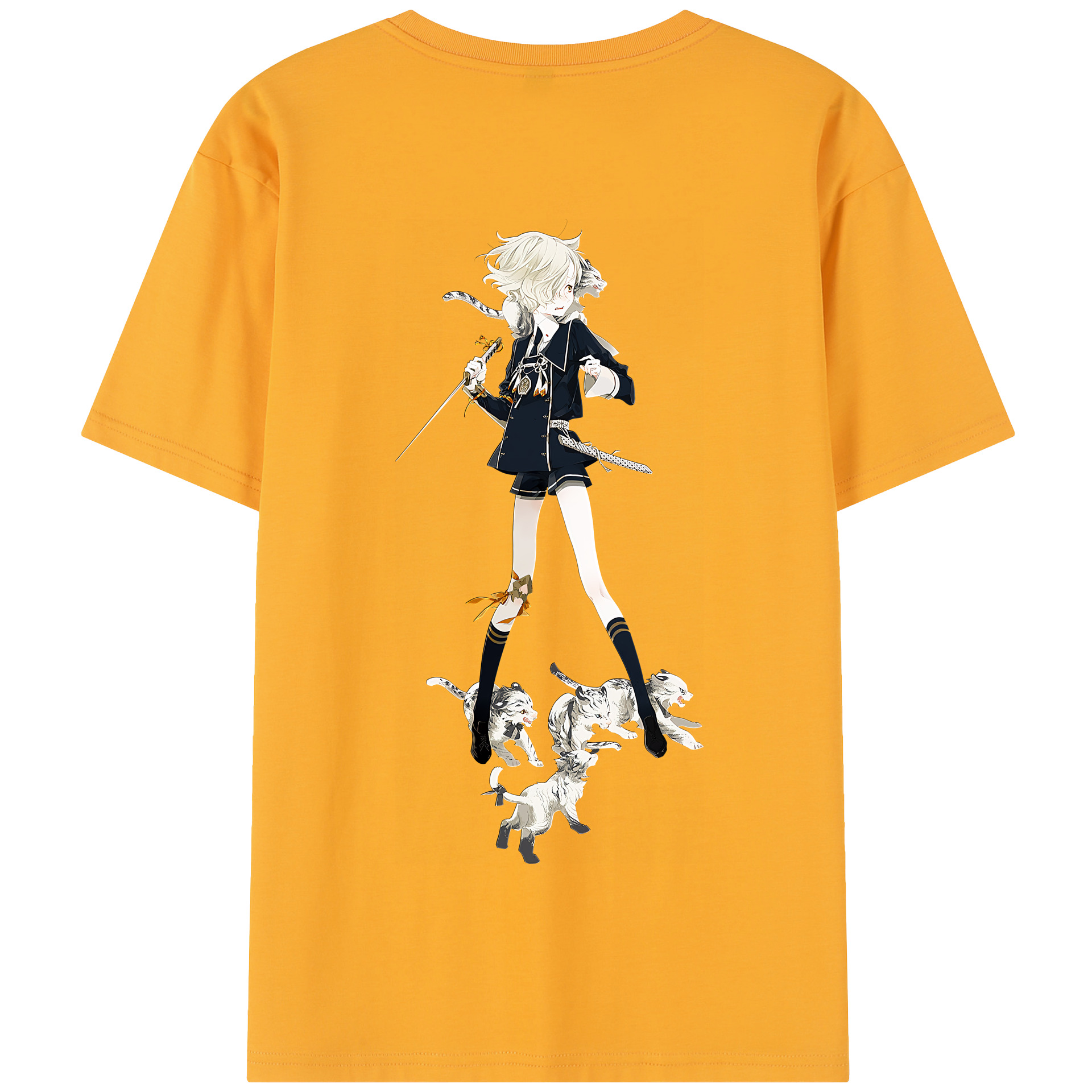 （画像用） 刀剣乱舞 Touken Ranbu 綿100％半袖Tシャツ（背面プリント）