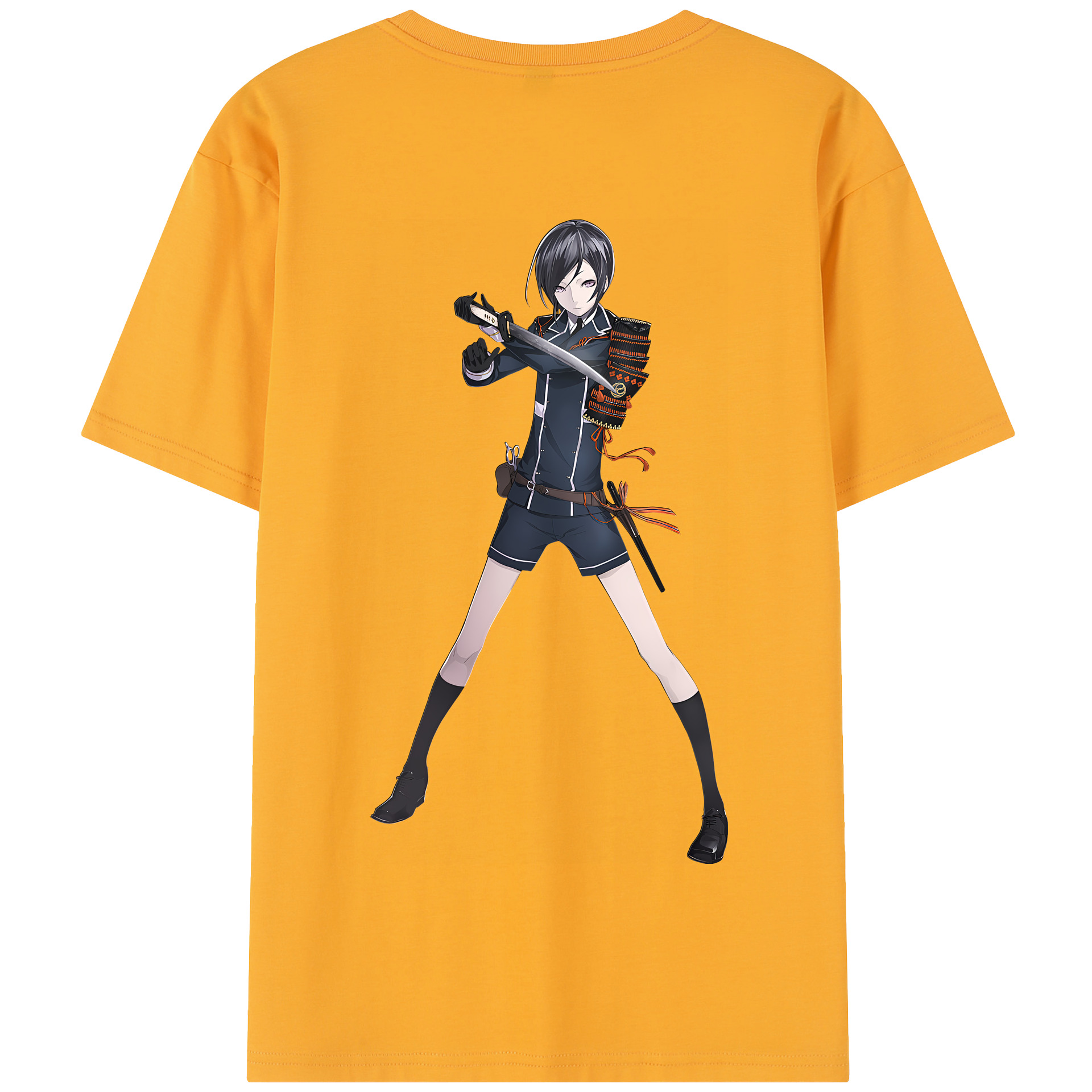 （画像用） 刀剣乱舞 Touken Ranbu 綿100％半袖Tシャツ（背面プリント）