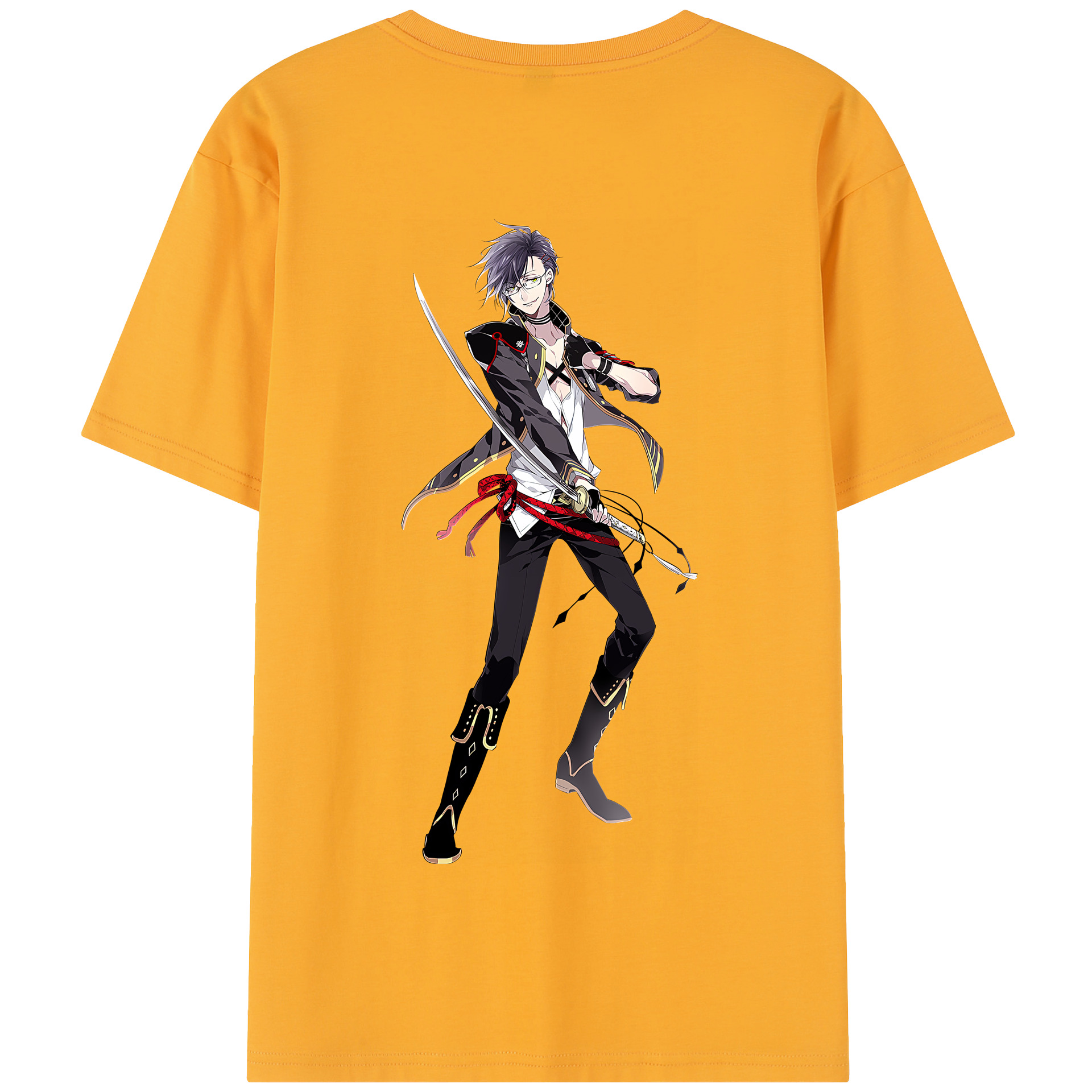 （画像用） 刀剣乱舞 Touken Ranbu 綿100％半袖Tシャツ（背面プリント）