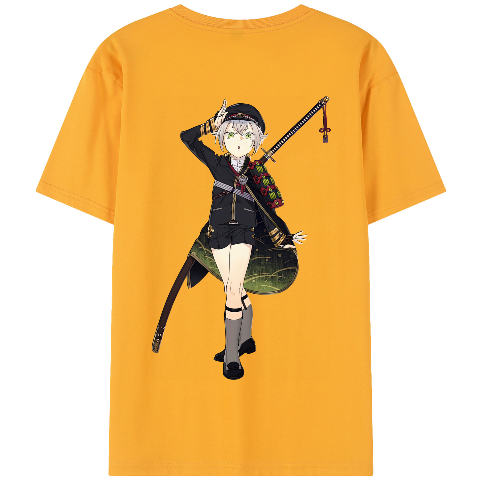 （画像用） 刀剣乱舞 Touken Ranbu 綿100％半袖Tシャツ（背面プリント）
