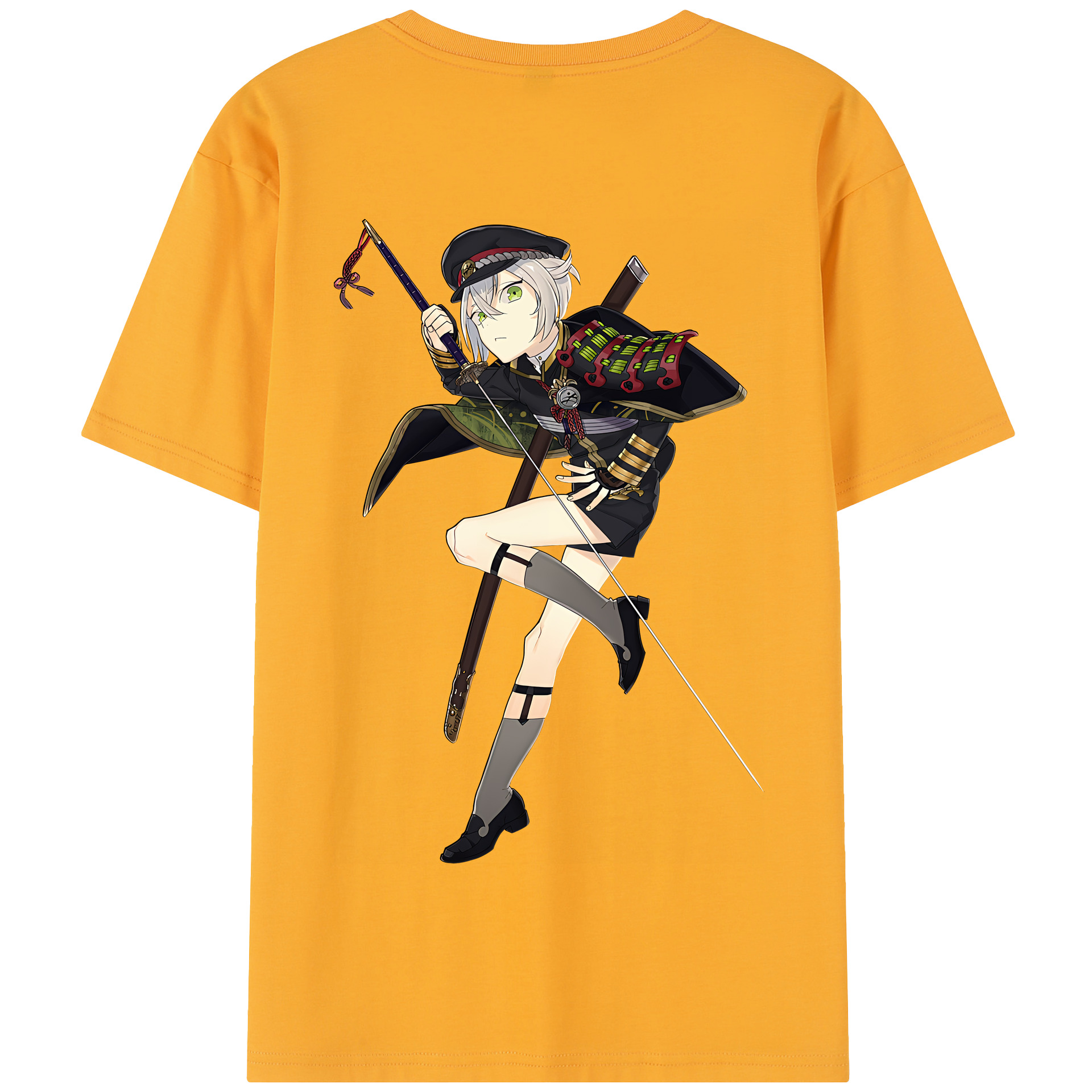 （画像用） 刀剣乱舞 Touken Ranbu 綿100％半袖Tシャツ（背面プリント）
