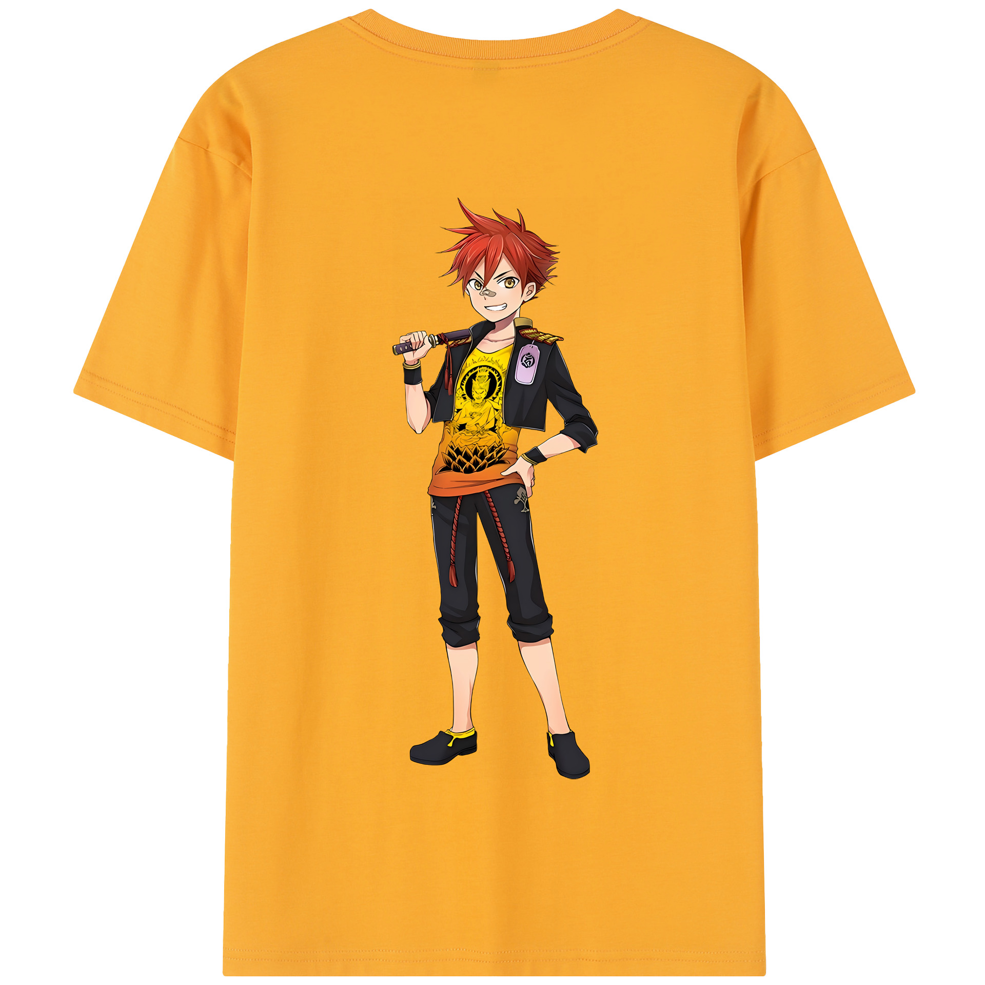 （画像用） 刀剣乱舞 Touken Ranbu 綿100％半袖Tシャツ（背面プリント）