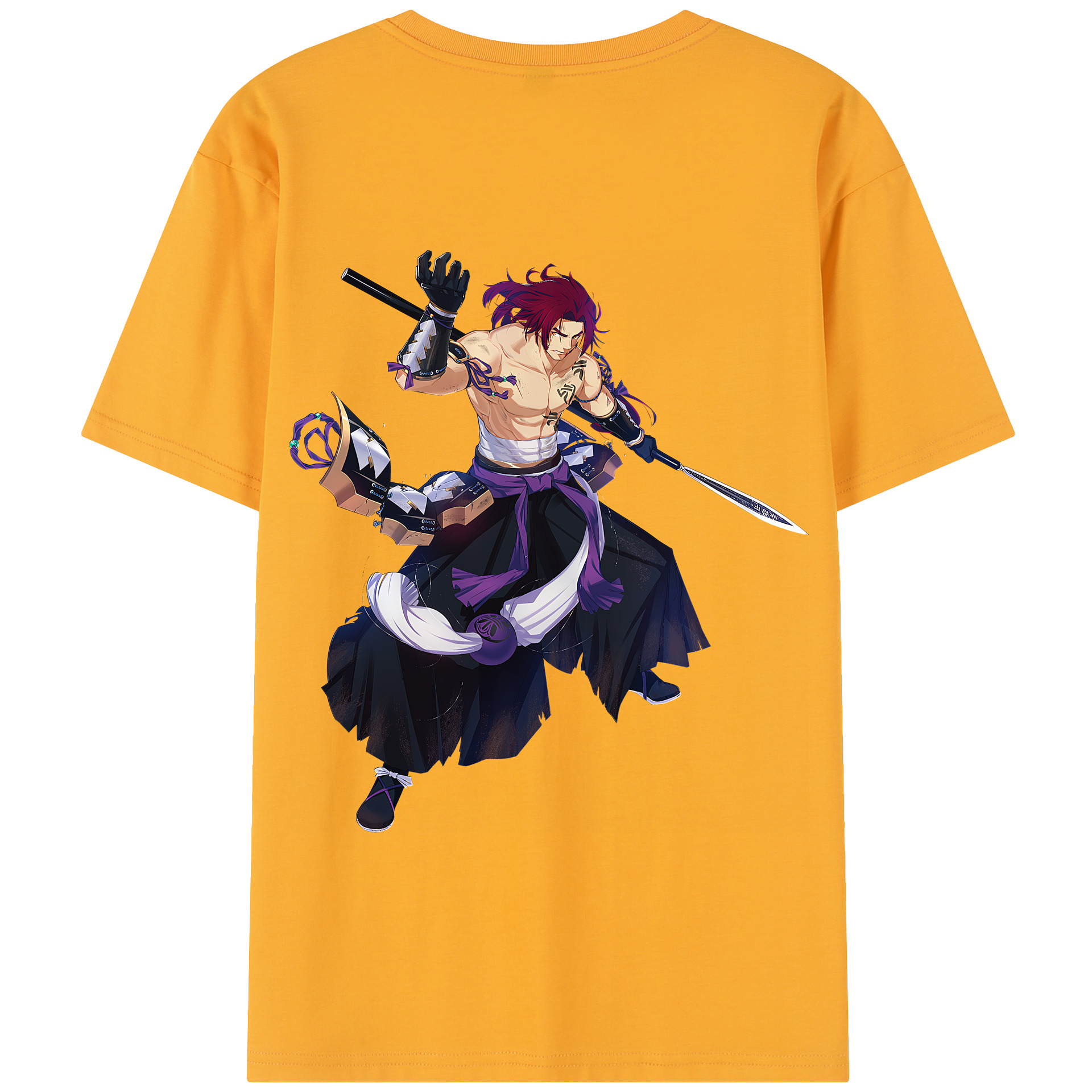 （画像用） 刀剣乱舞 Touken Ranbu 綿100％半袖Tシャツ（背面プリント）