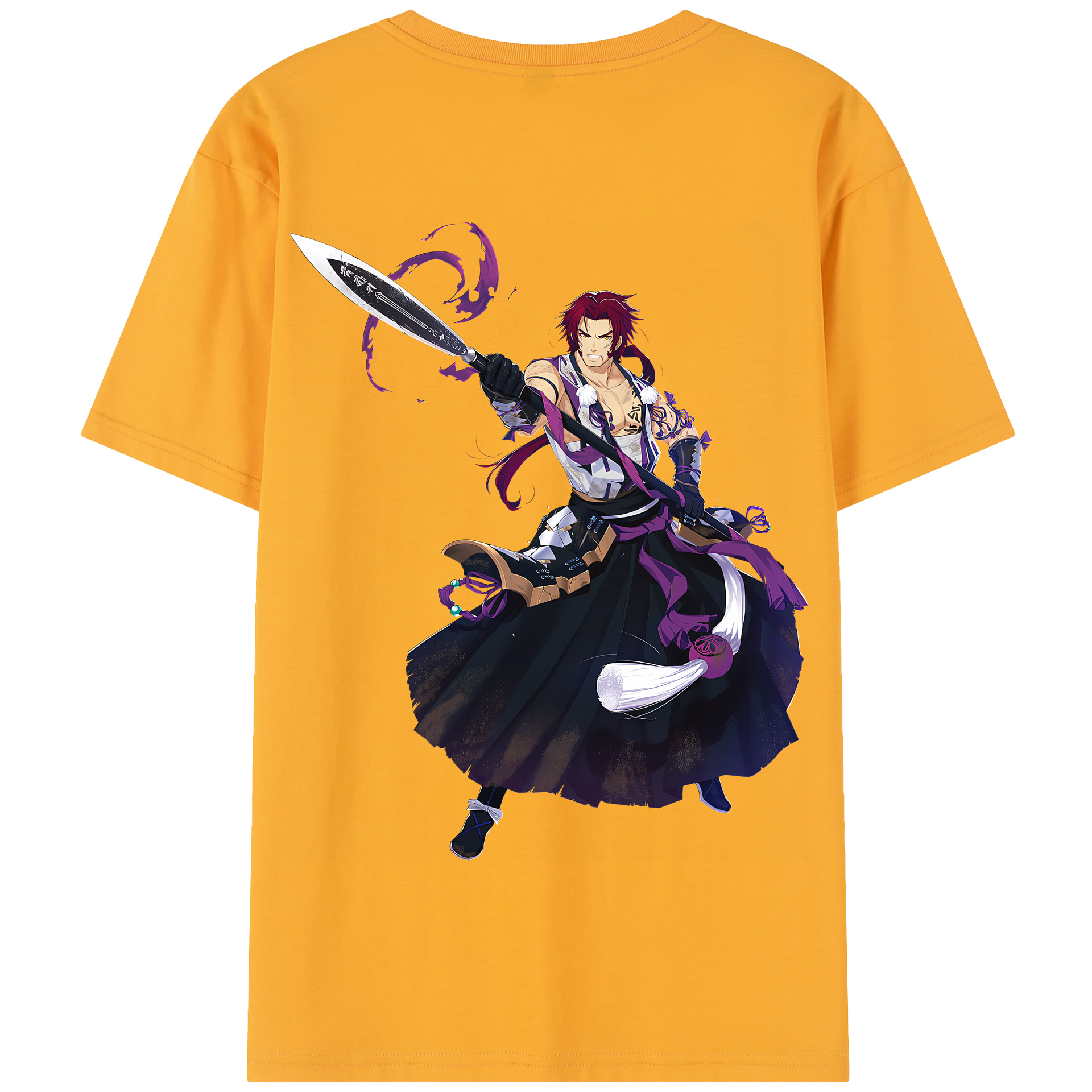 （画像用） 刀剣乱舞 Touken Ranbu 綿100％半袖Tシャツ（背面プリント）