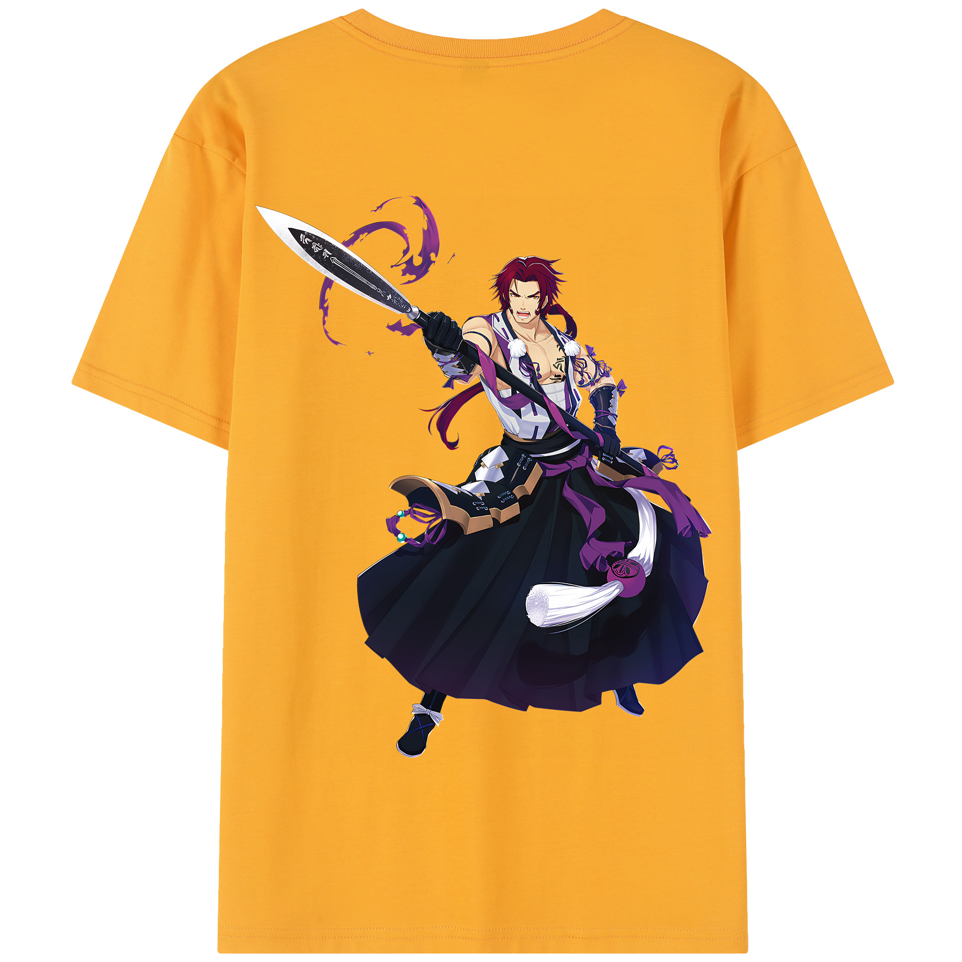 （画像用） 刀剣乱舞 Touken Ranbu 綿100％半袖Tシャツ（背面プリント）