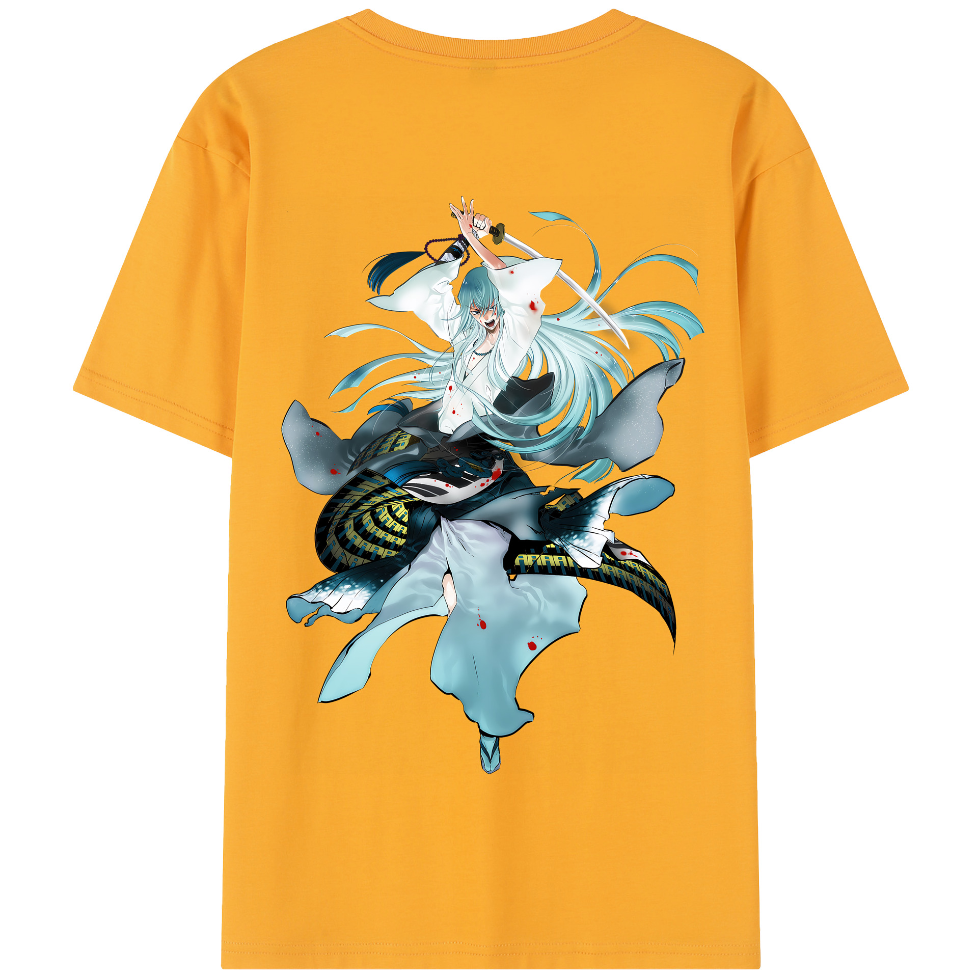 （画像用） 刀剣乱舞 Touken Ranbu 綿100％半袖Tシャツ（背面プリント）
