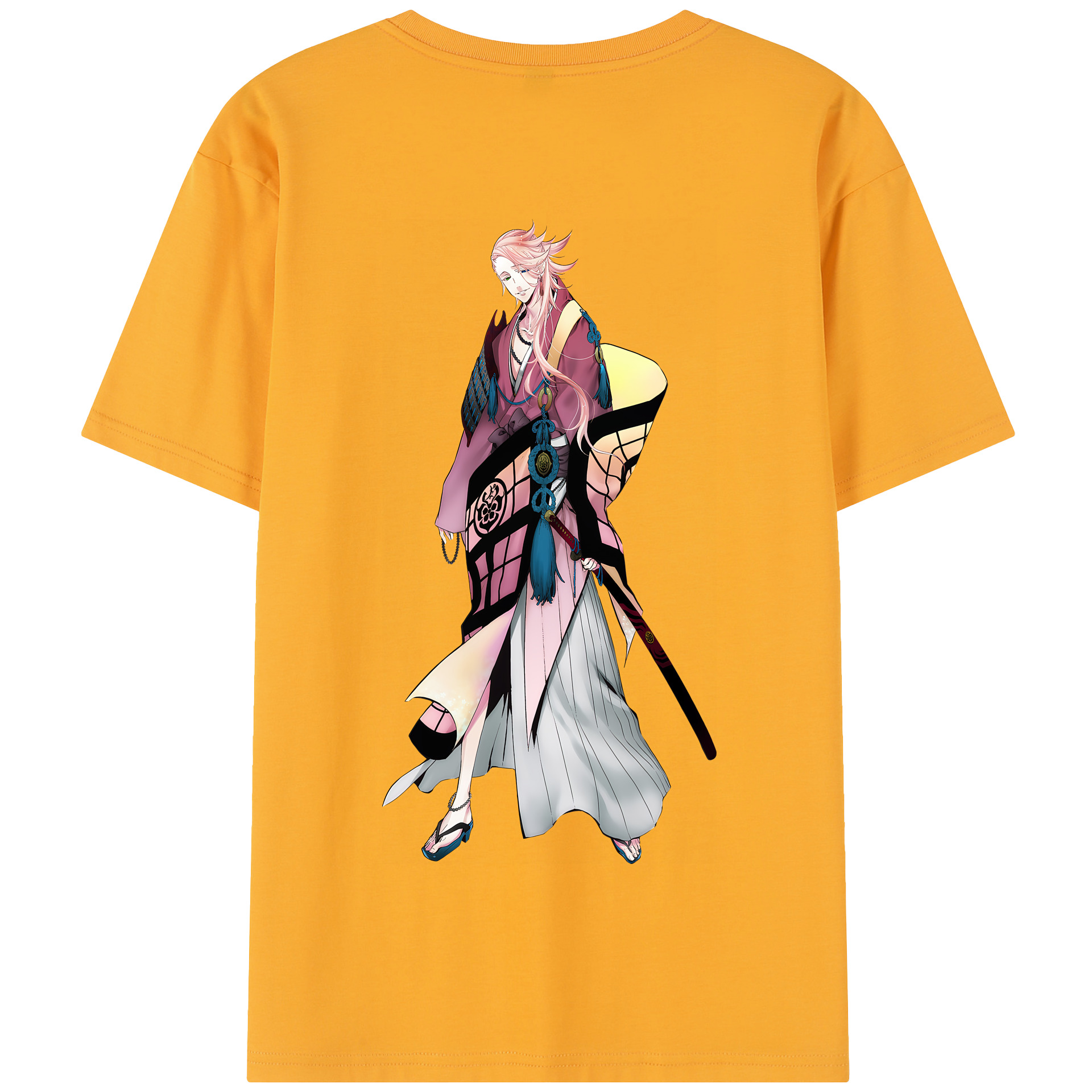 （画像用） 刀剣乱舞 Touken Ranbu 綿100％半袖Tシャツ（背面プリント）
