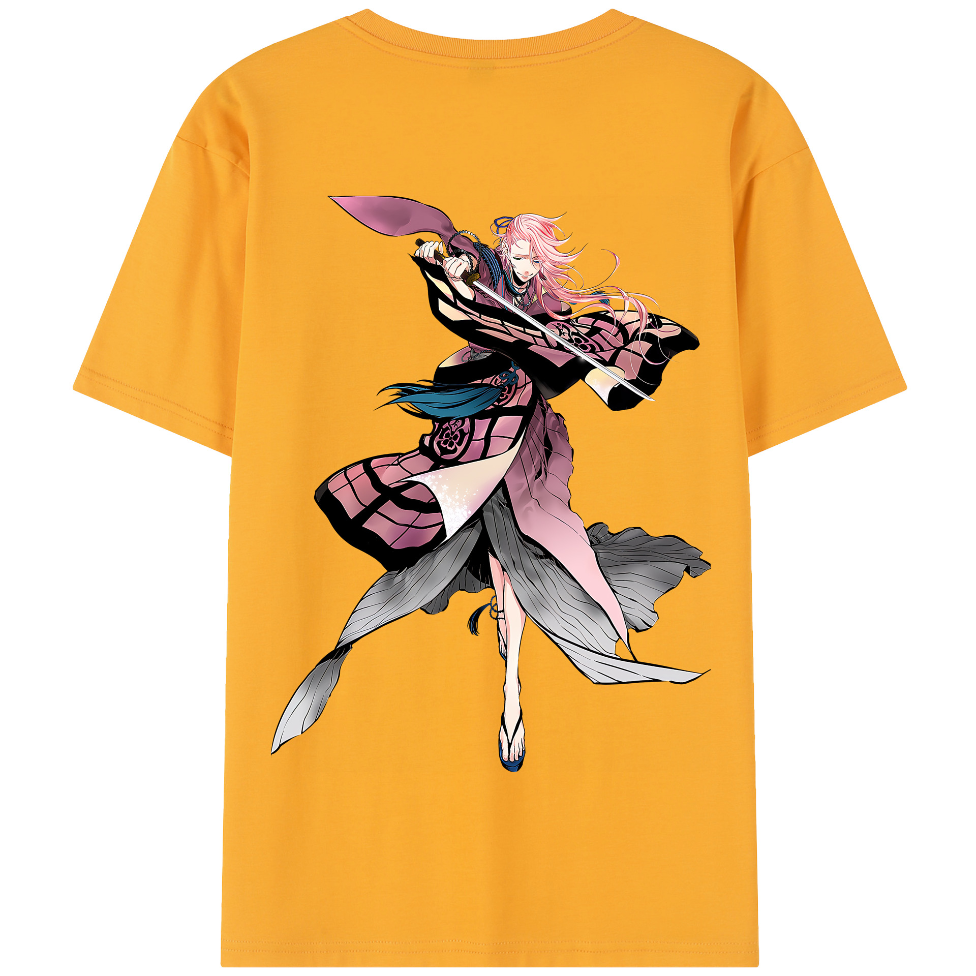 （画像用） 刀剣乱舞 Touken Ranbu 綿100％半袖Tシャツ（背面プリント）