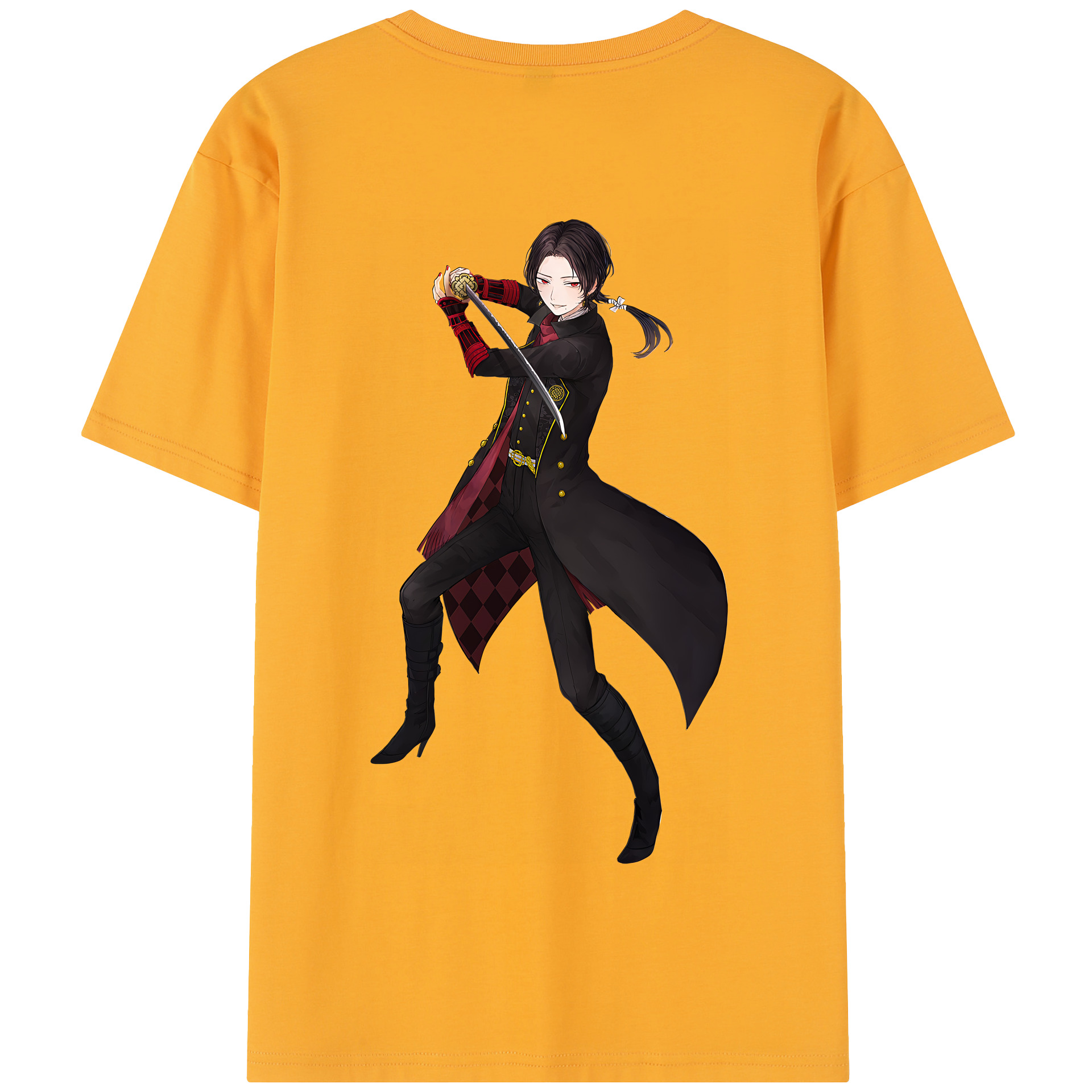 （画像用） 刀剣乱舞 Touken Ranbu 綿100％半袖Tシャツ（背面プリント）