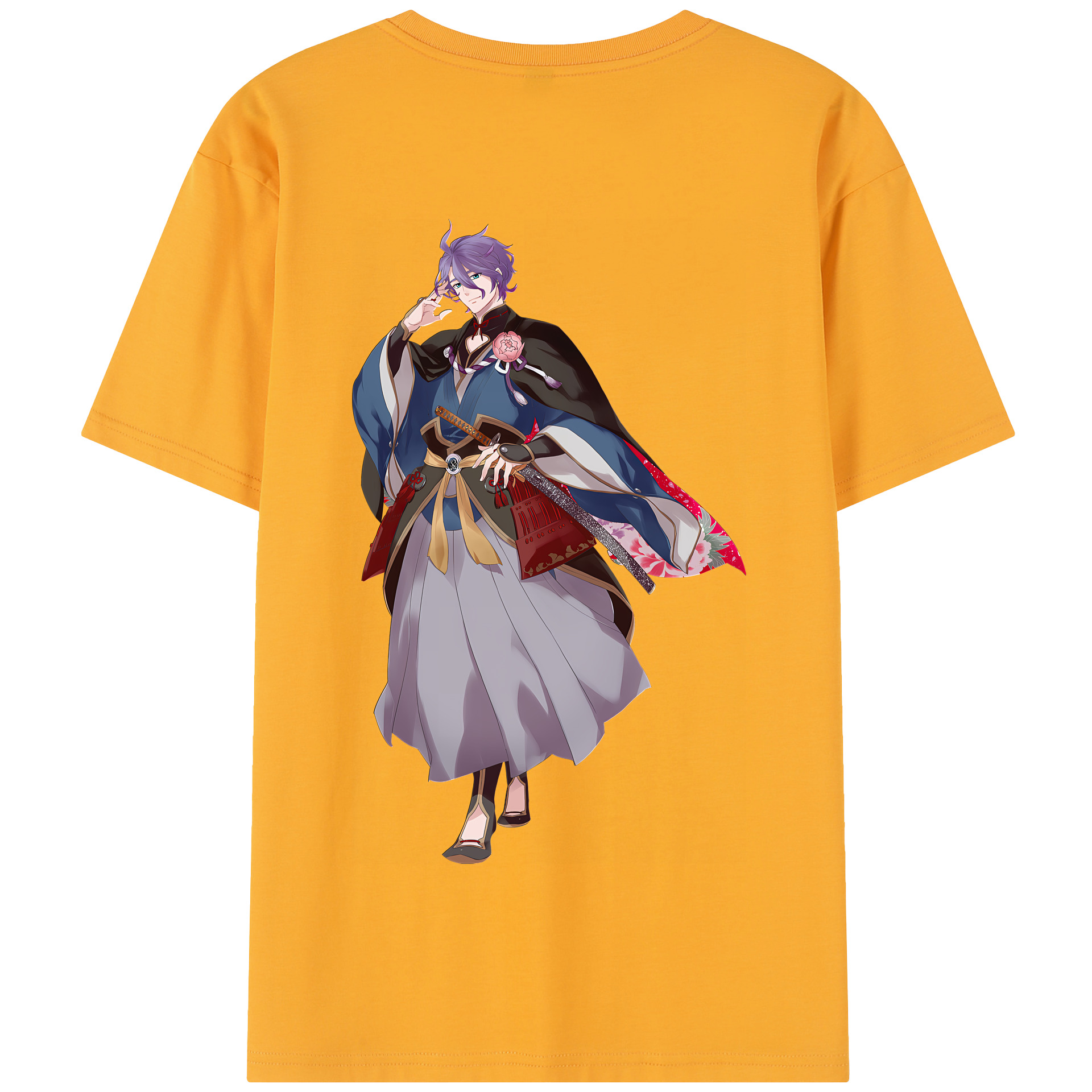 （画像用） 刀剣乱舞 Touken Ranbu 綿100％半袖Tシャツ（背面プリント）