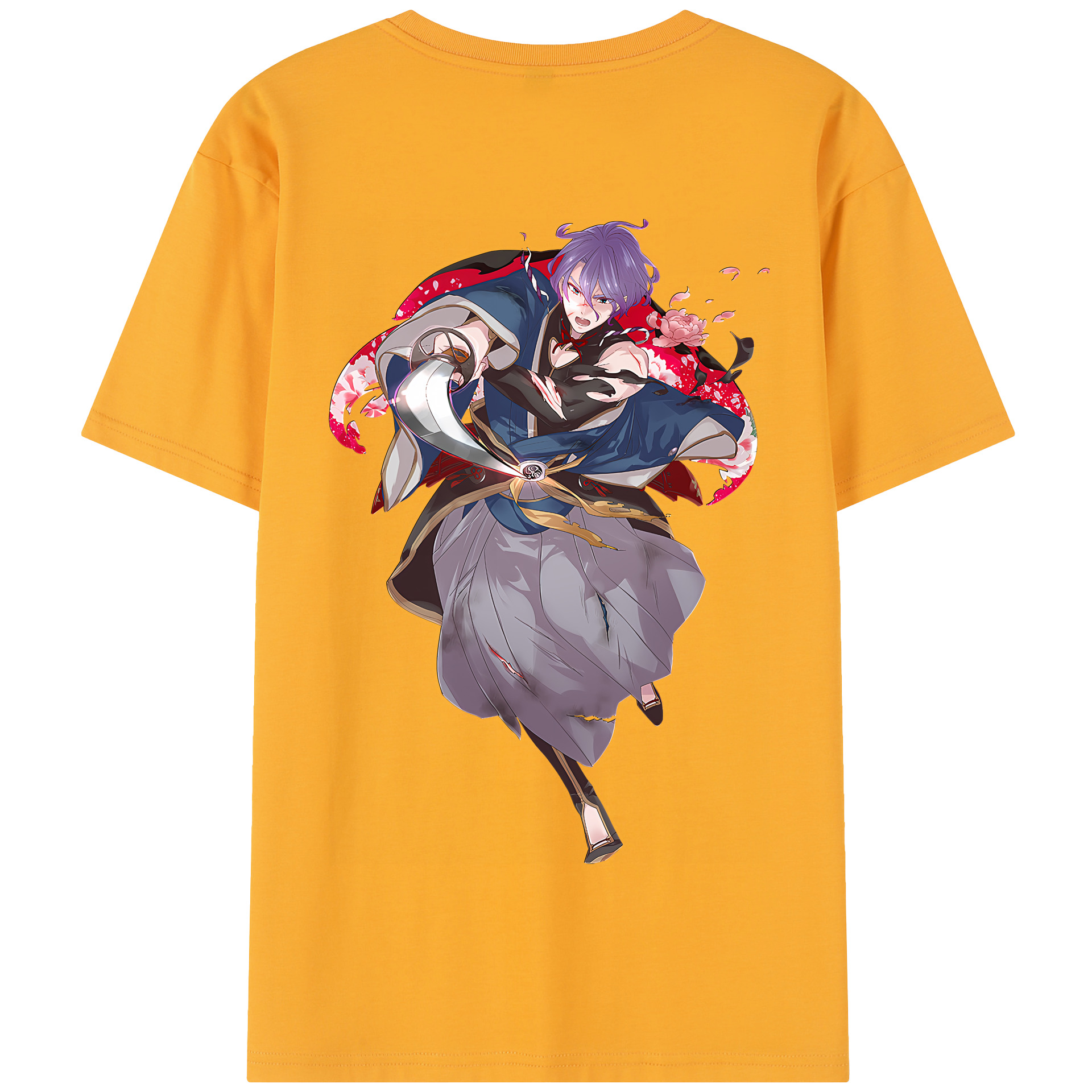 （画像用） 刀剣乱舞 Touken Ranbu 綿100％半袖Tシャツ（背面プリント）