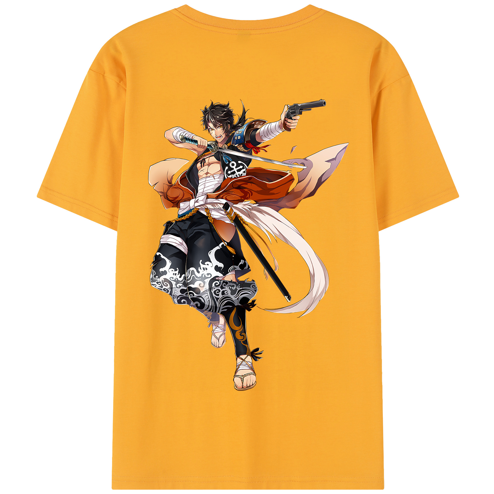 （画像用） 刀剣乱舞 Touken Ranbu 綿100％半袖Tシャツ（背面プリント）