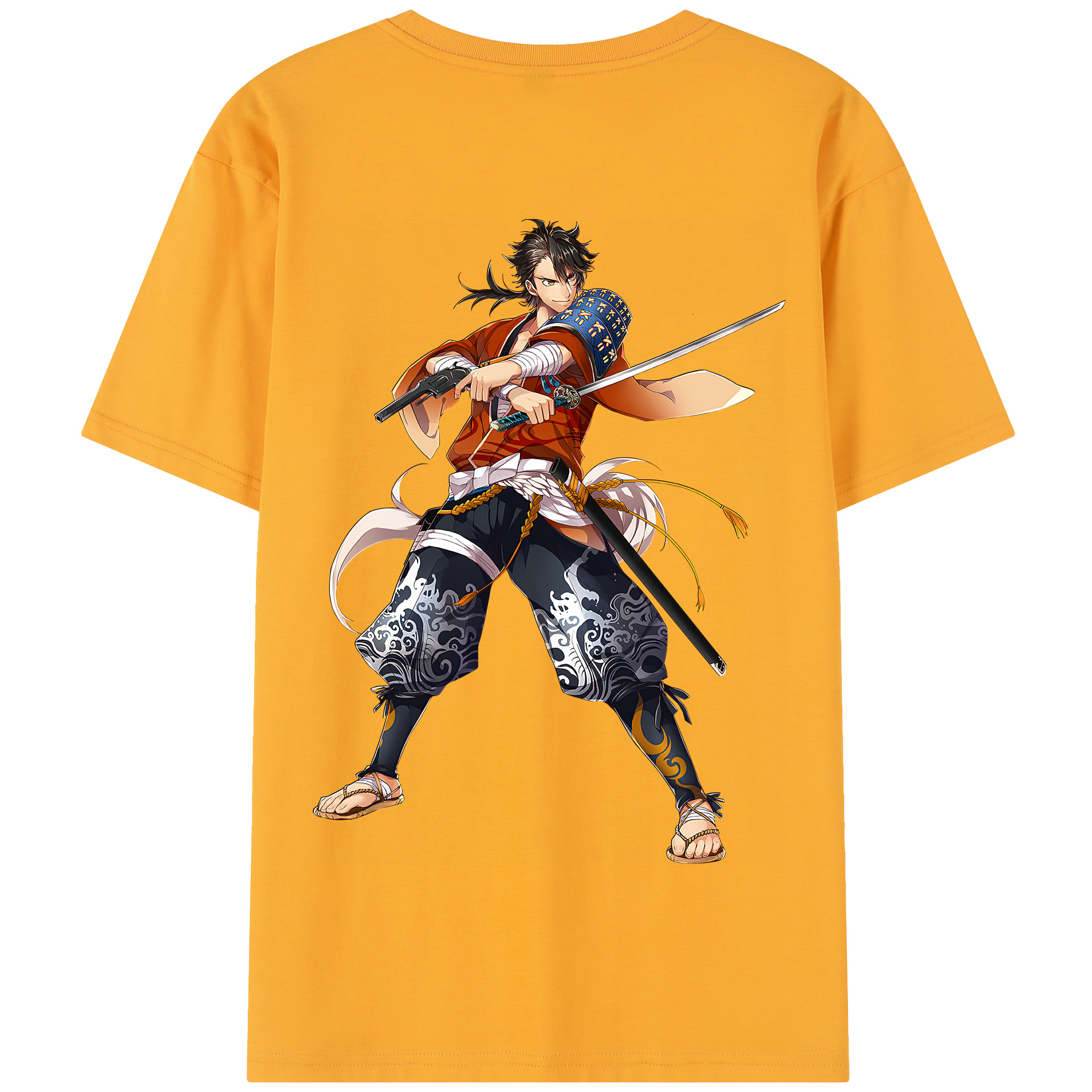 （画像用） 刀剣乱舞 Touken Ranbu 綿100％半袖Tシャツ（背面プリント）