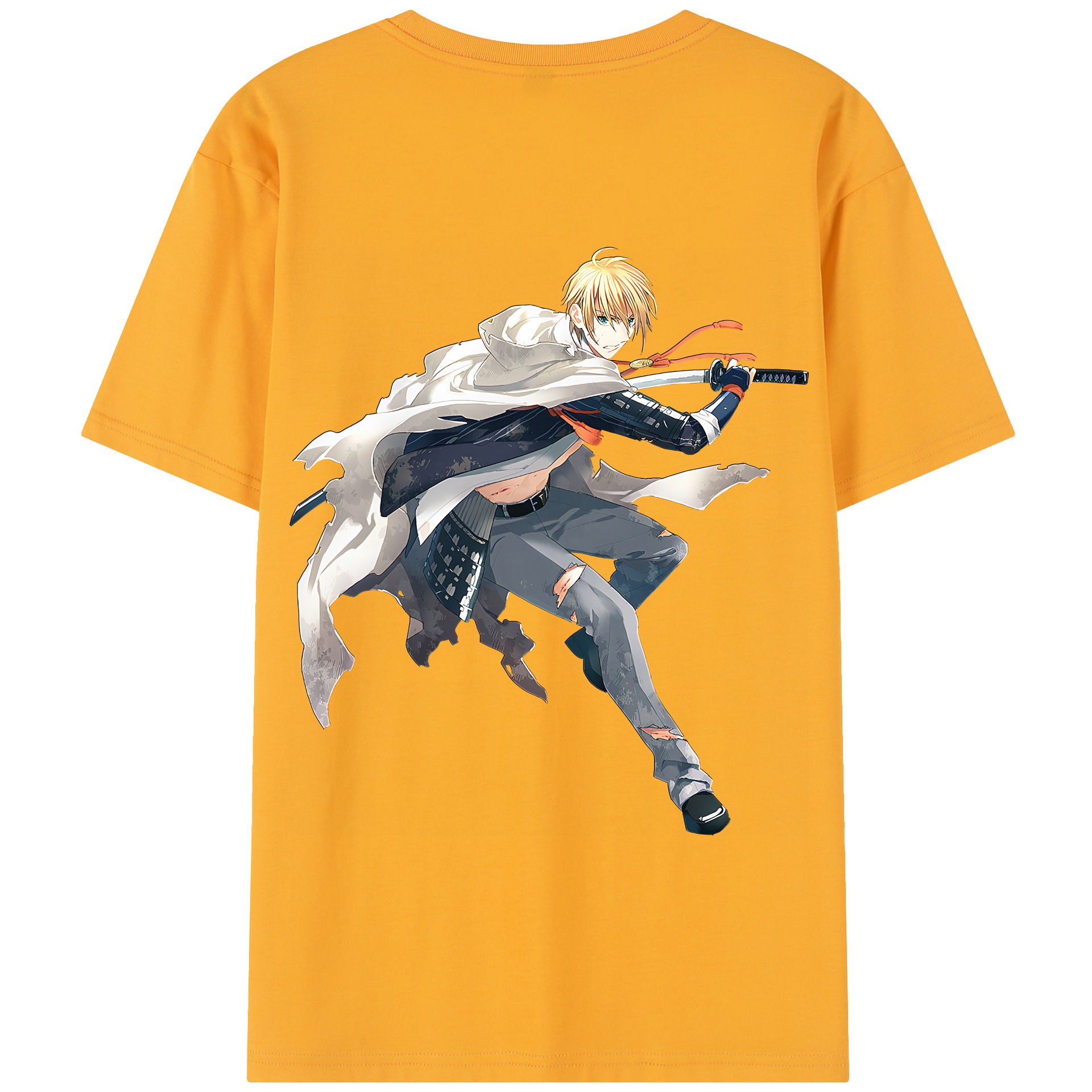 （画像用） 刀剣乱舞 Touken Ranbu 綿100％半袖Tシャツ（背面プリント）