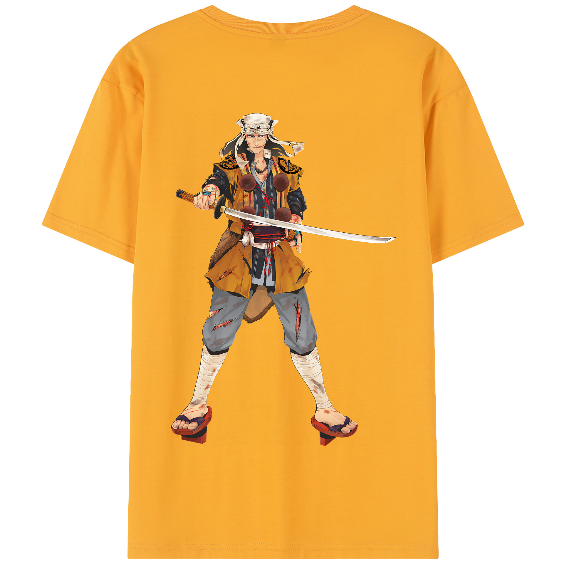 （画像用） 刀剣乱舞 Touken Ranbu 綿100％半袖Tシャツ（背面プリント）