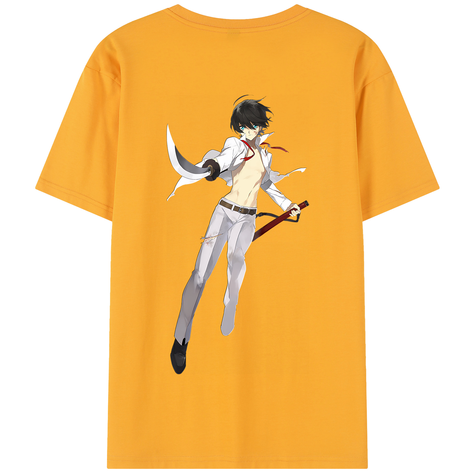 （画像用） 刀剣乱舞 Touken Ranbu 綿100％半袖Tシャツ（背面プリント）