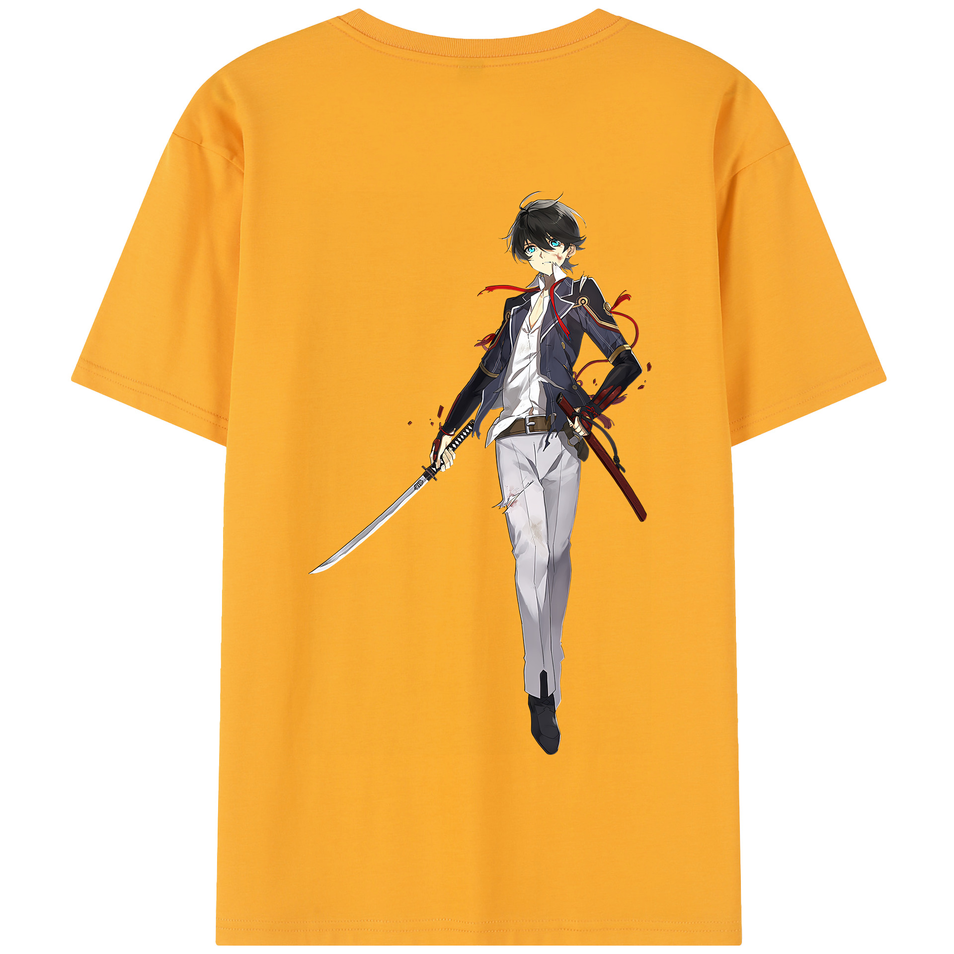 （画像用） 刀剣乱舞 Touken Ranbu 綿100％半袖Tシャツ（背面プリント）