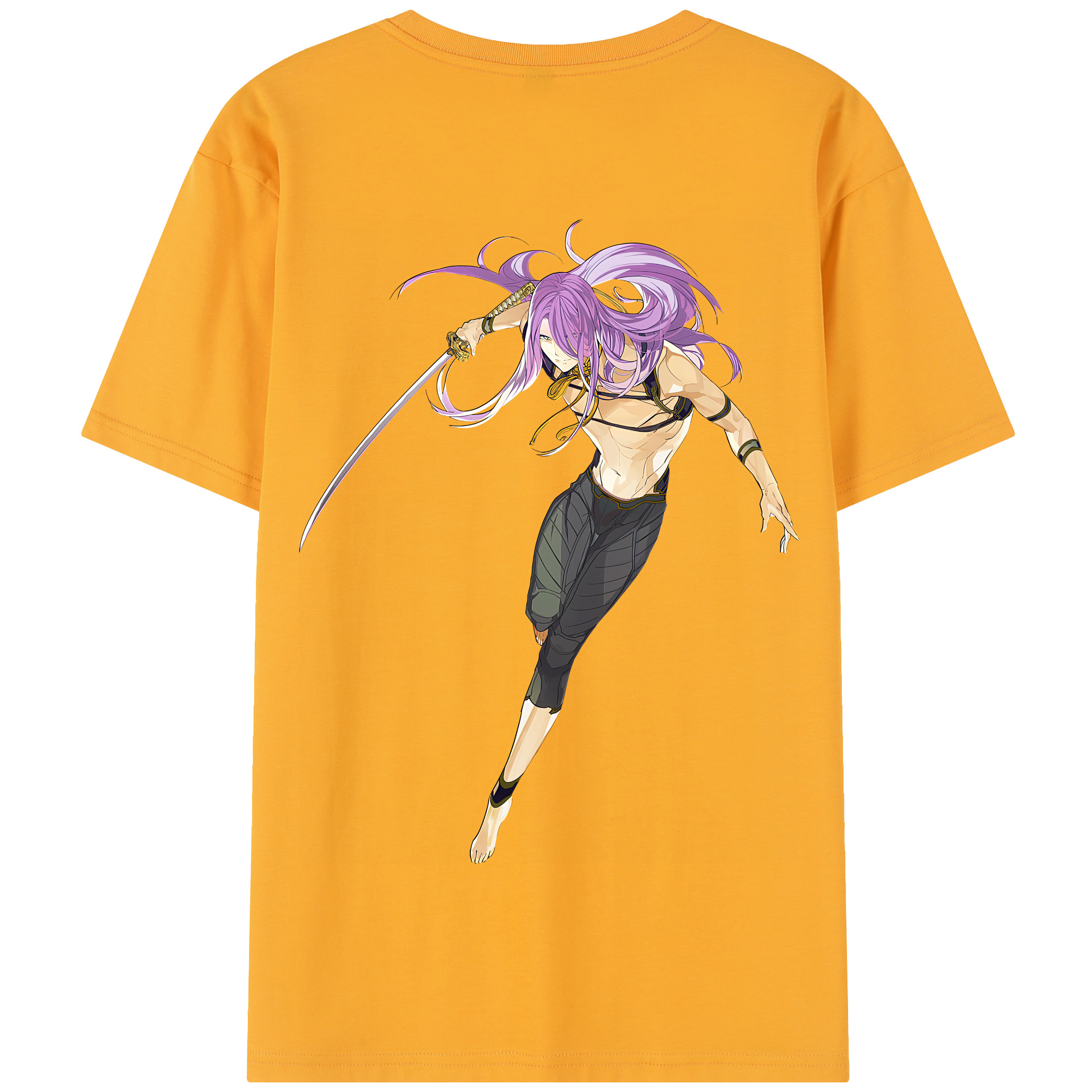 （画像用） 刀剣乱舞 Touken Ranbu 綿100％半袖Tシャツ（背面プリント）