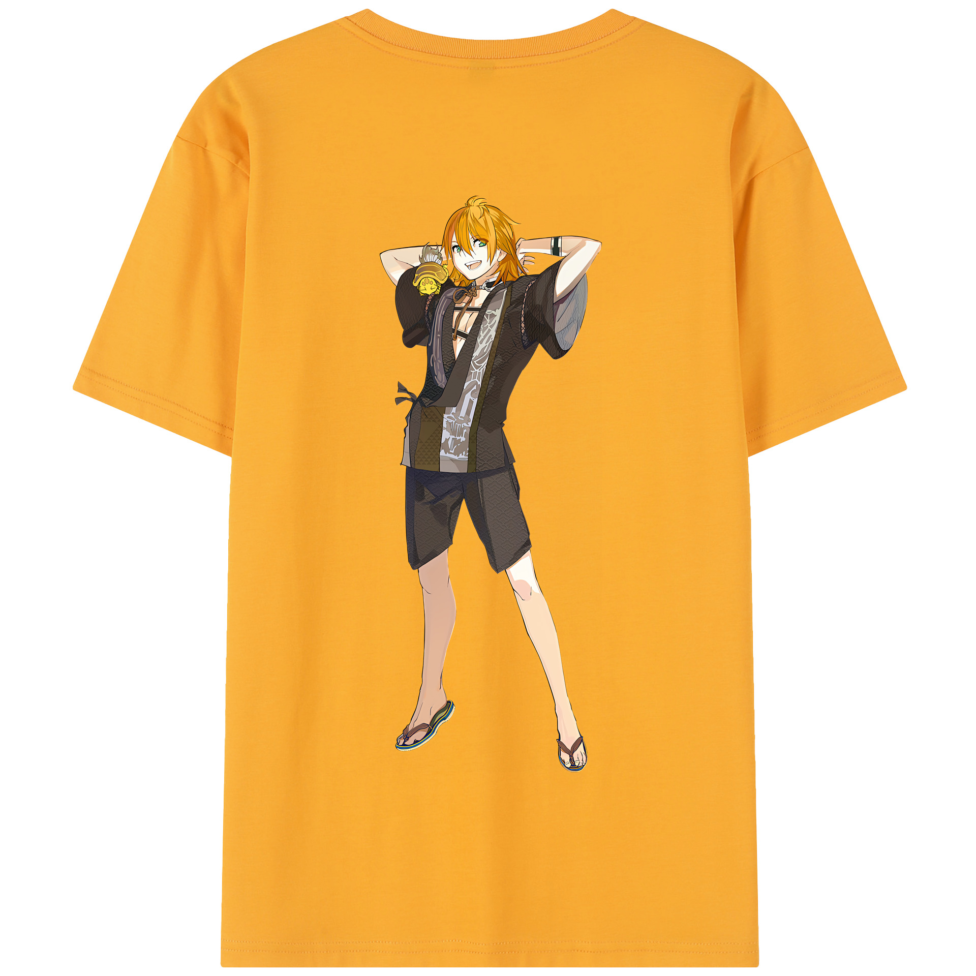 （画像用） 刀剣乱舞 Touken Ranbu 綿100％半袖Tシャツ（背面プリント）