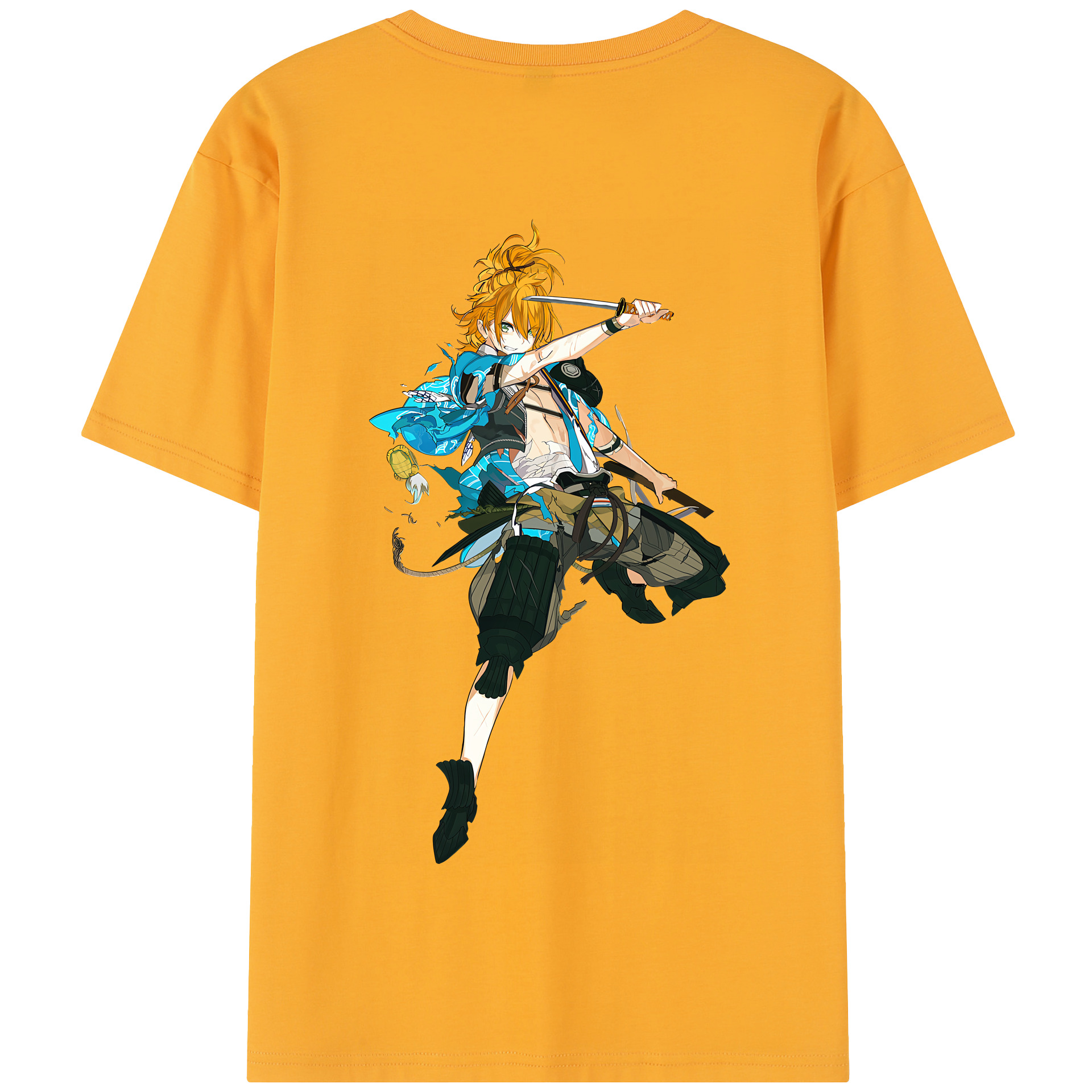 （画像用） 刀剣乱舞 Touken Ranbu 綿100％半袖Tシャツ（背面プリント）
