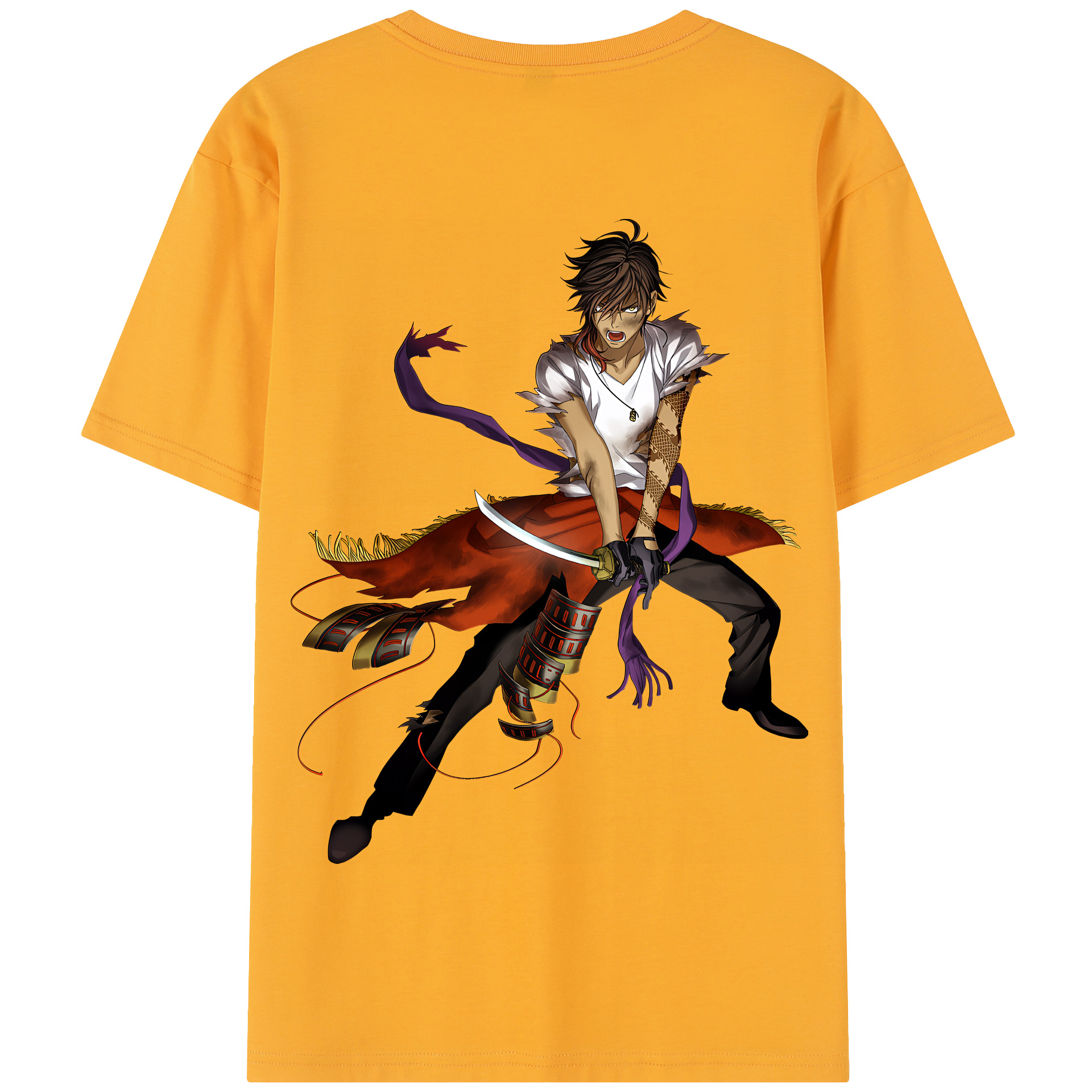 （画像用） 刀剣乱舞 Touken Ranbu 綿100％半袖Tシャツ（背面プリント）