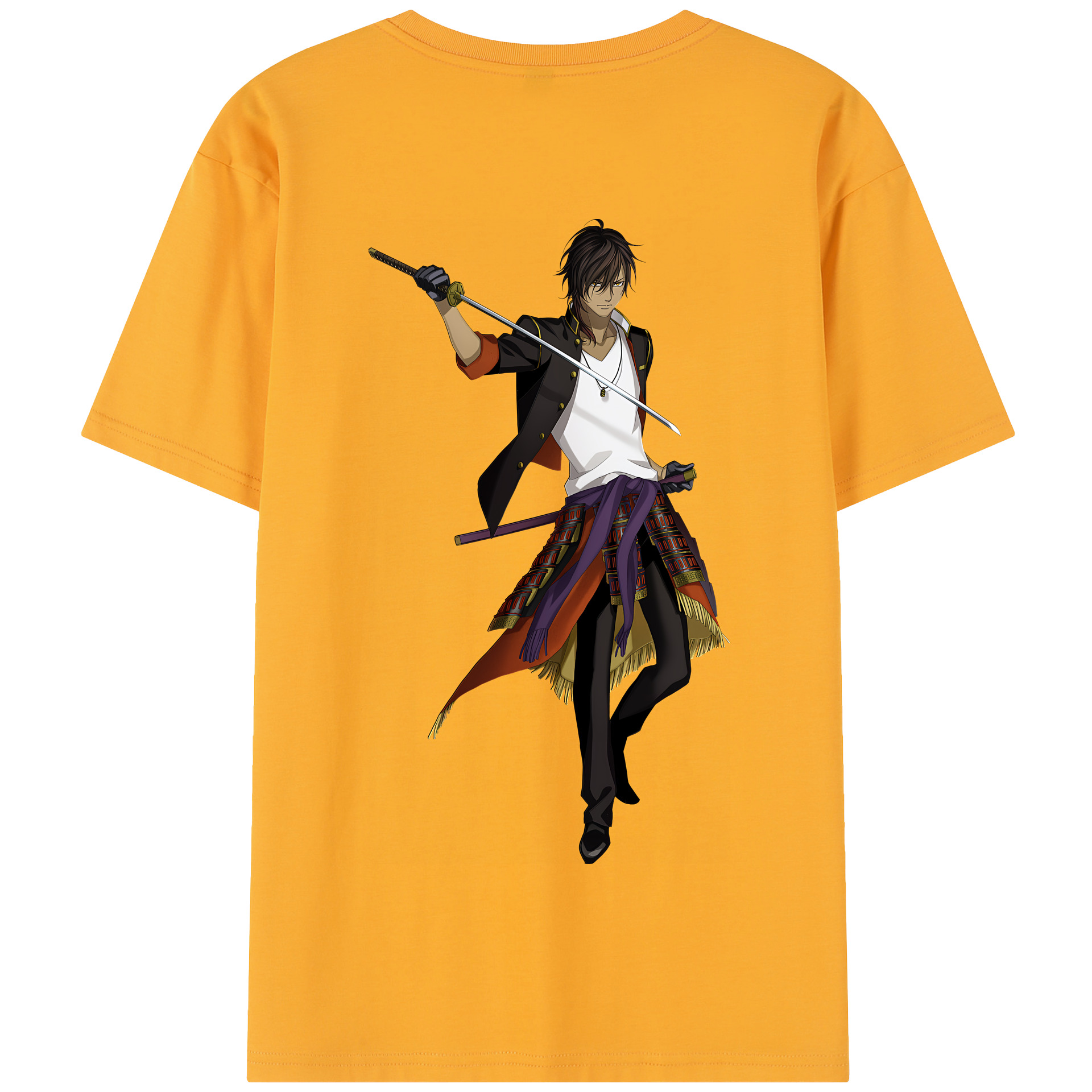 （画像用） 刀剣乱舞 Touken Ranbu 綿100％半袖Tシャツ（背面プリント）