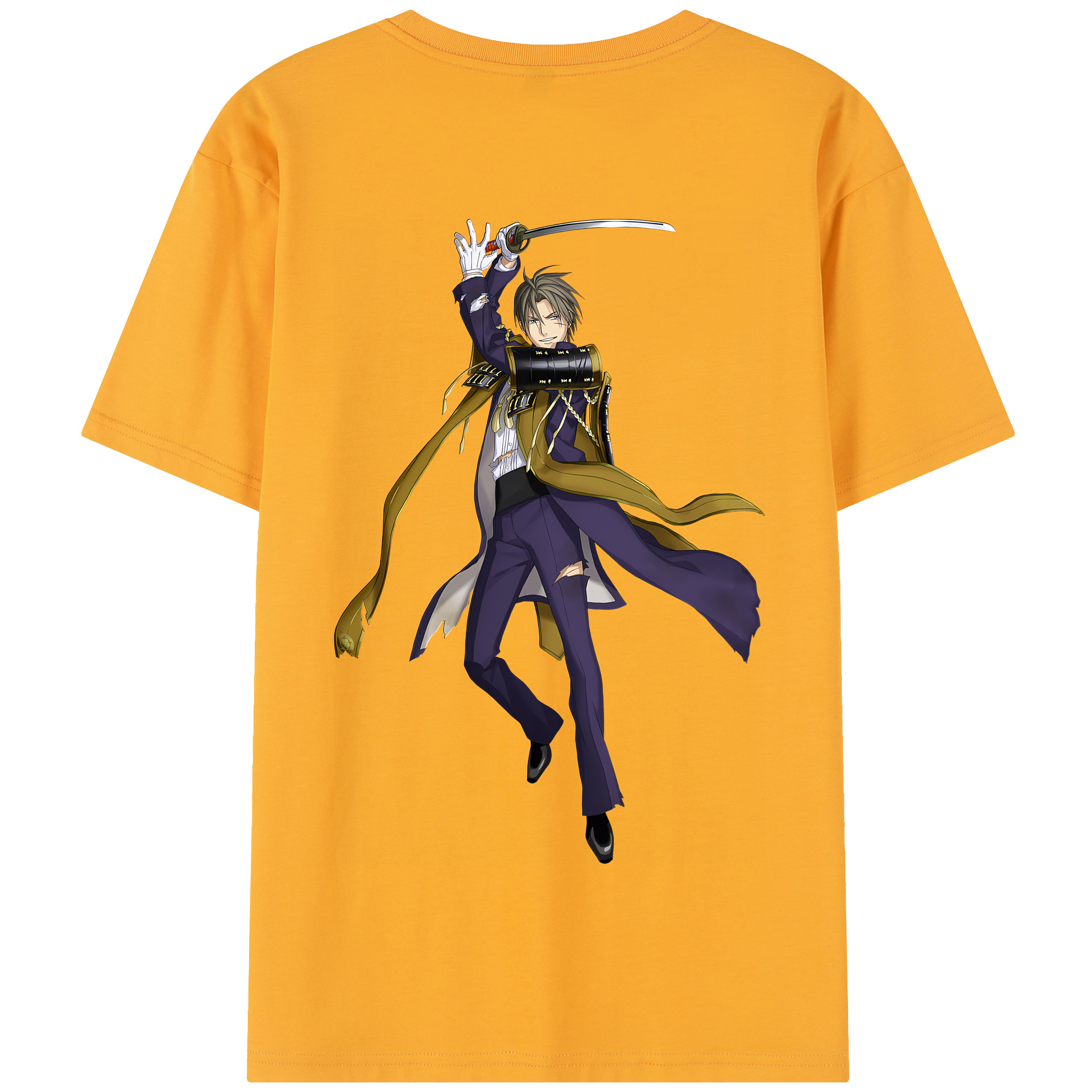 （画像用） 刀剣乱舞 Touken Ranbu 綿100％半袖Tシャツ（背面プリント）