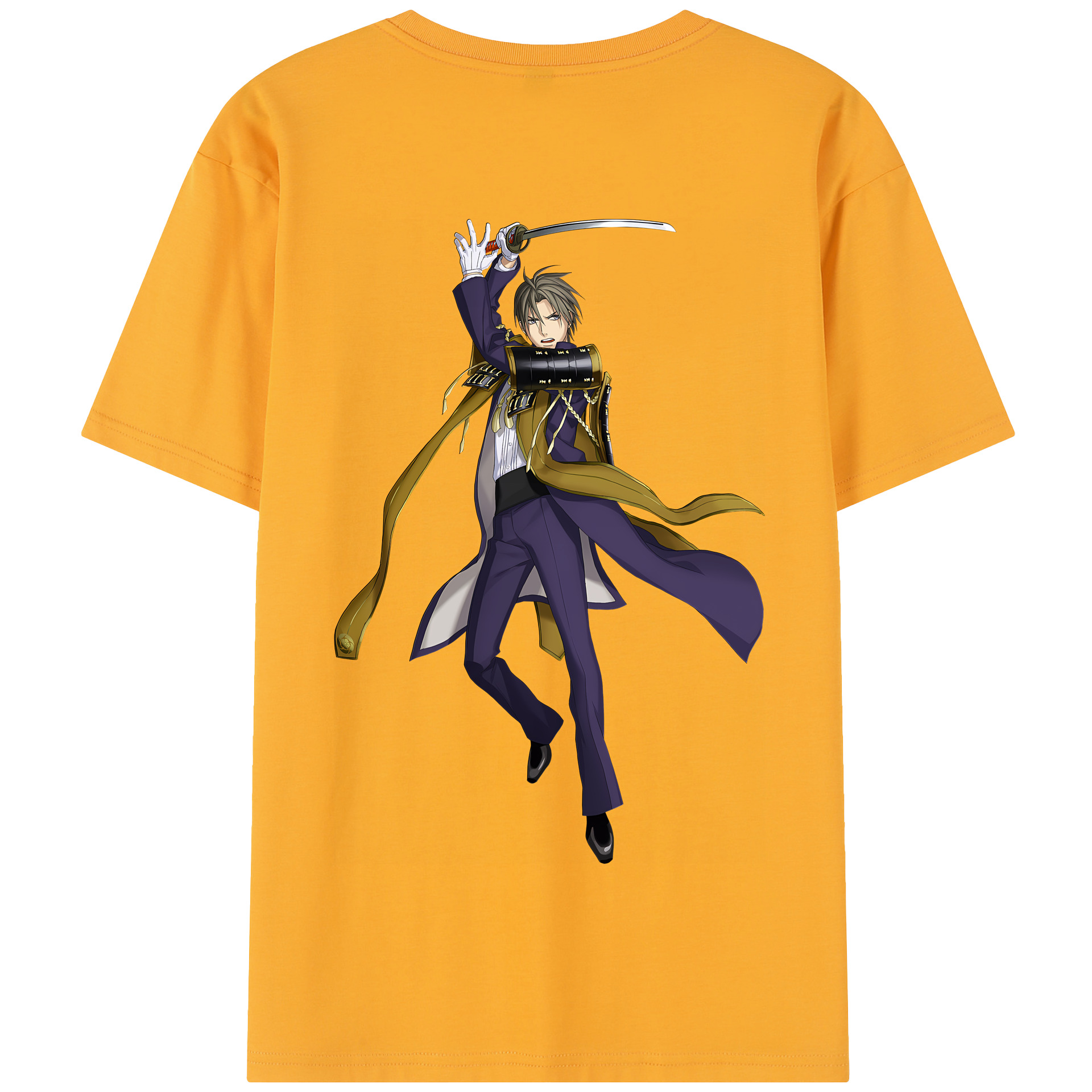（画像用） 刀剣乱舞 Touken Ranbu 綿100％半袖Tシャツ（背面プリント）