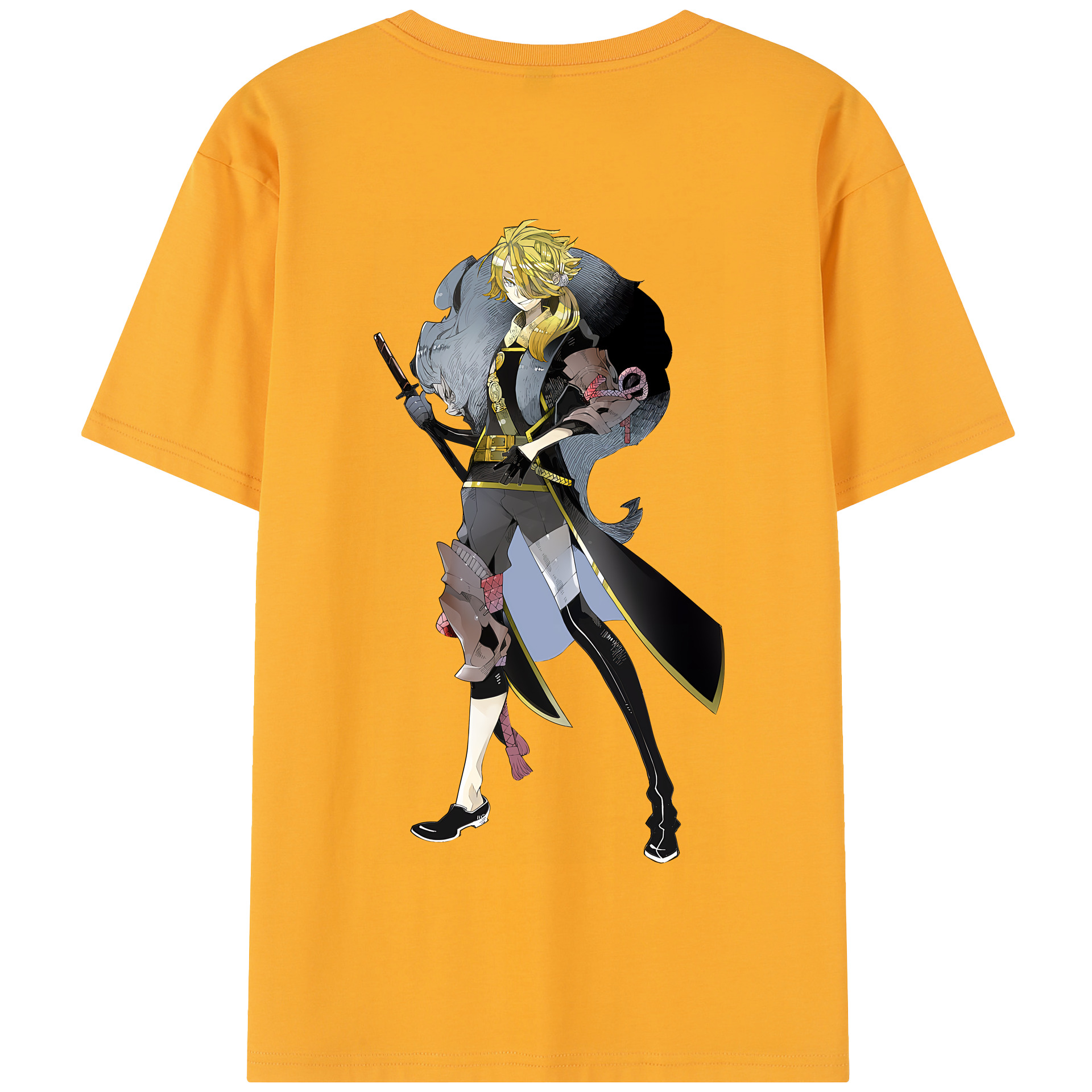 （画像用） 刀剣乱舞 Touken Ranbu 綿100％半袖Tシャツ（背面プリント）