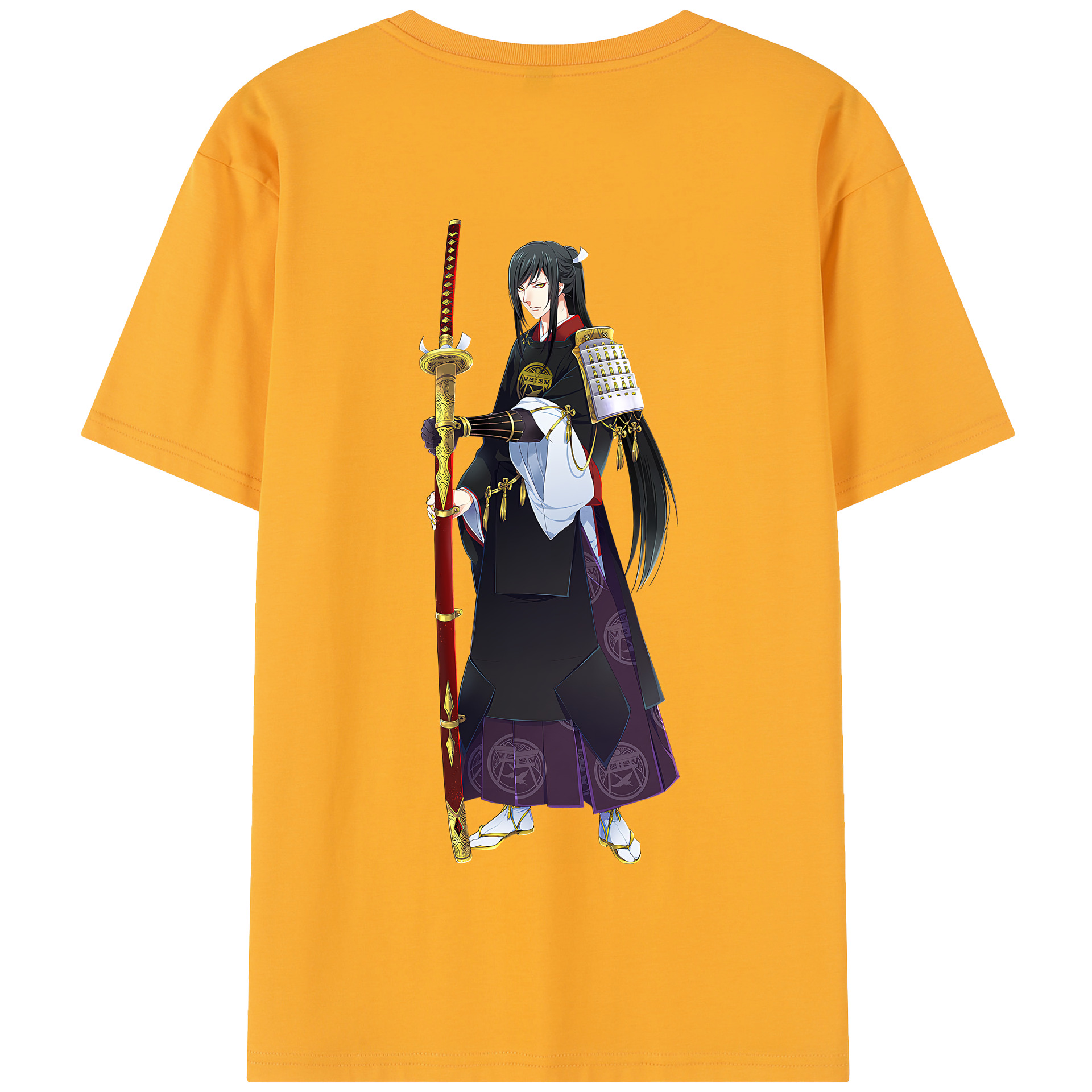 （画像用） 刀剣乱舞 Touken Ranbu 綿100％半袖Tシャツ（背面プリント）