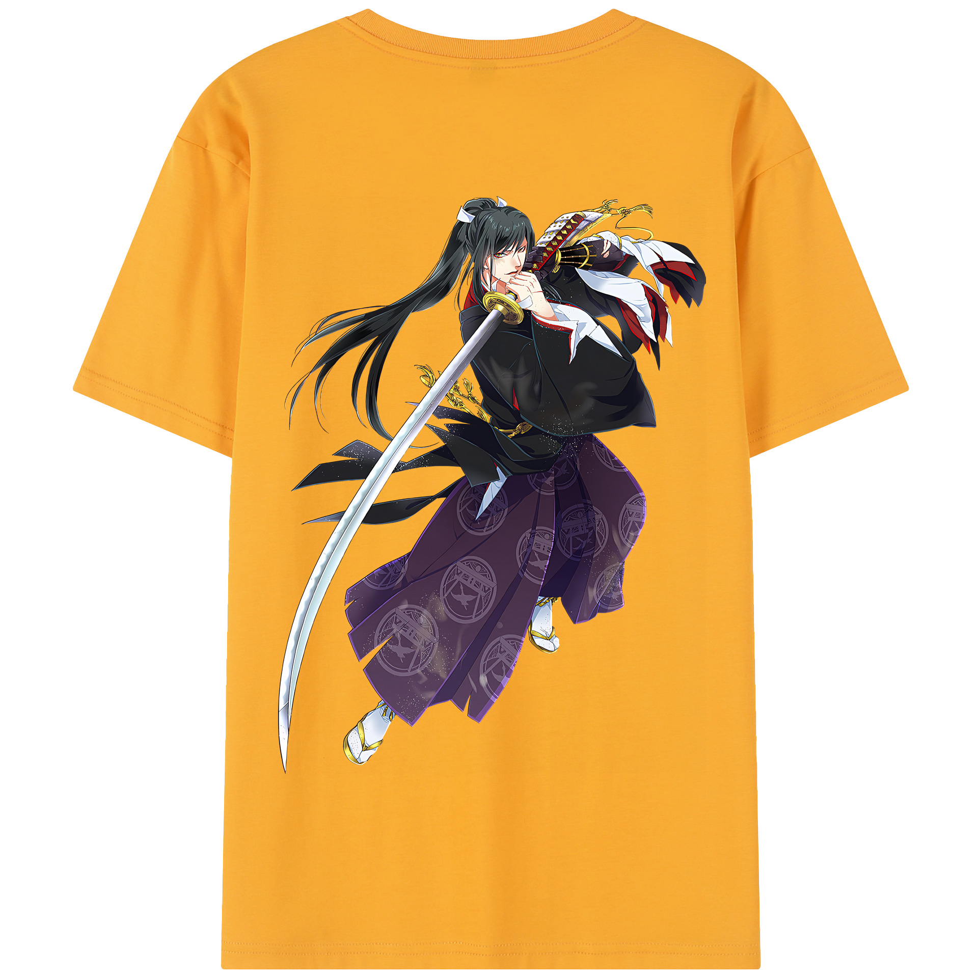 （画像用） 刀剣乱舞 Touken Ranbu 綿100％半袖Tシャツ（背面プリント）