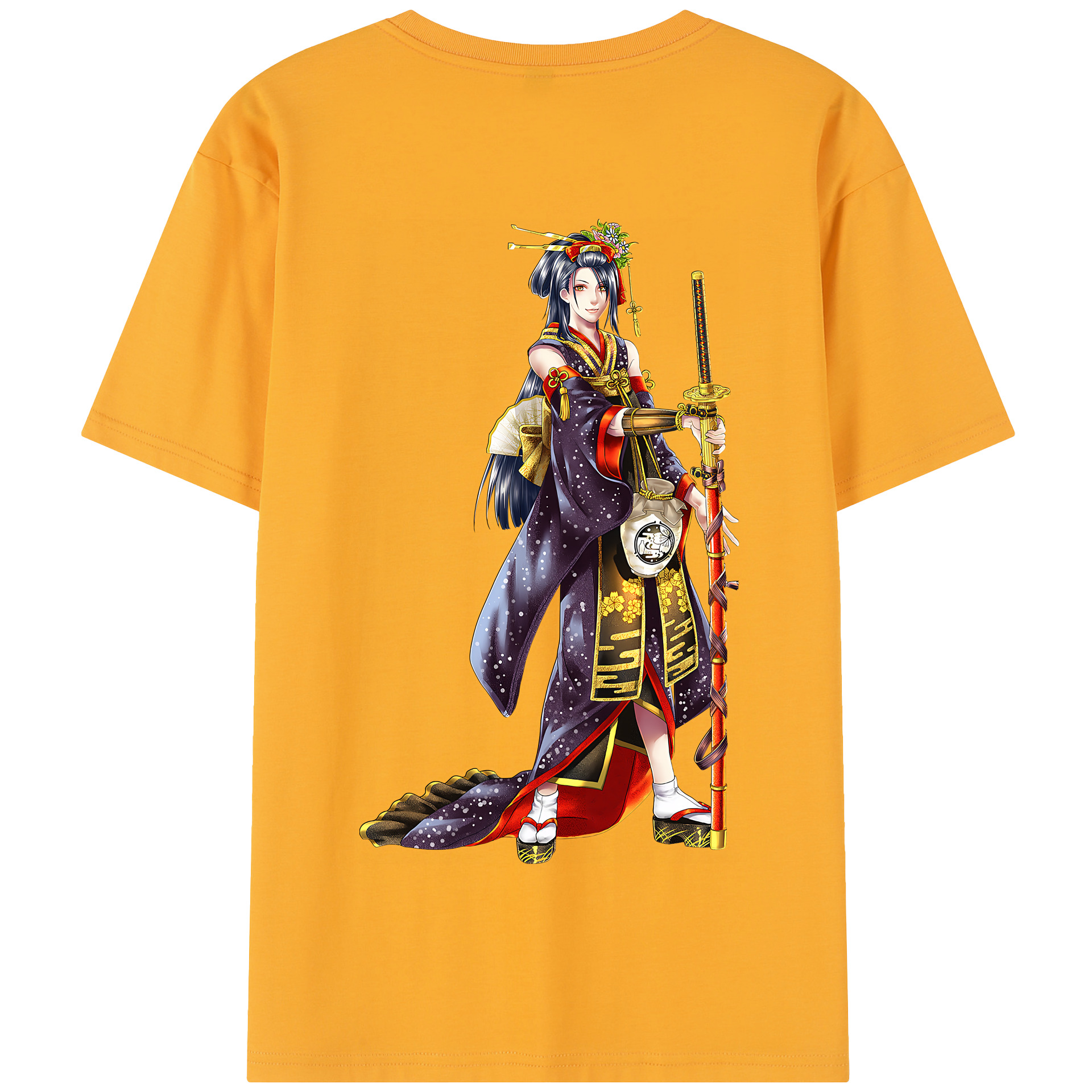 （画像用） 刀剣乱舞 Touken Ranbu 綿100％半袖Tシャツ（背面プリント）