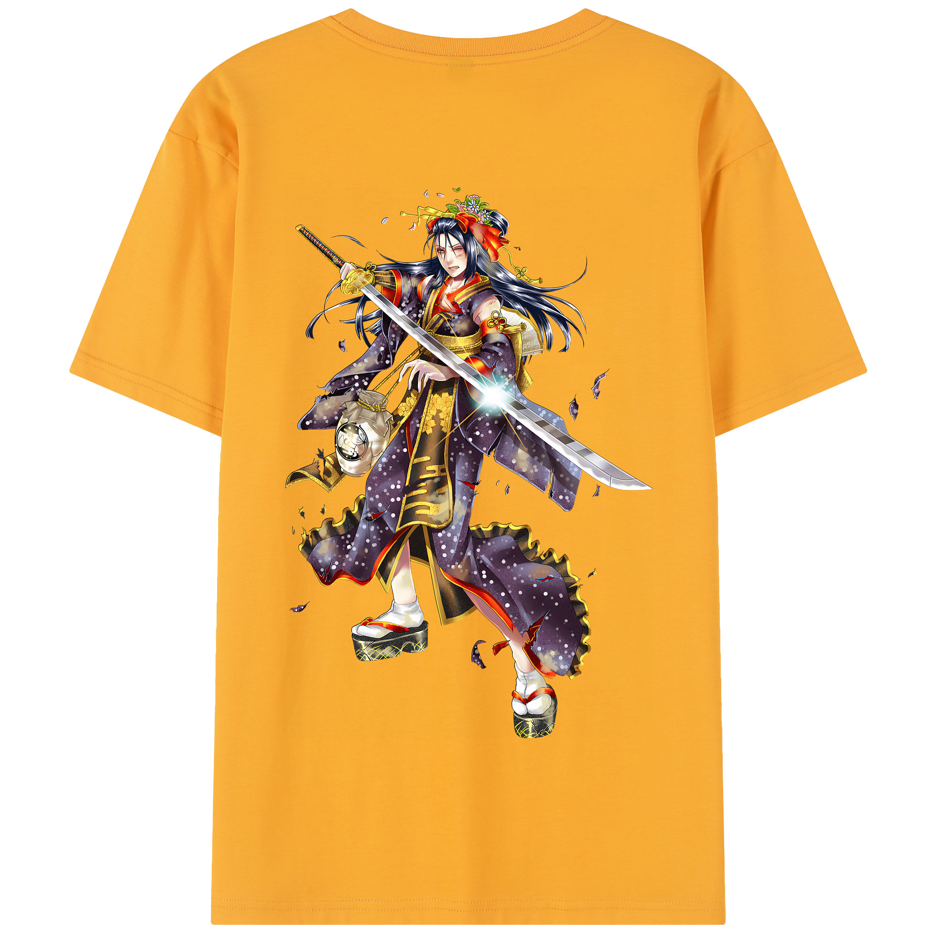 （画像用） 刀剣乱舞 Touken Ranbu 綿100％半袖Tシャツ（背面プリント）