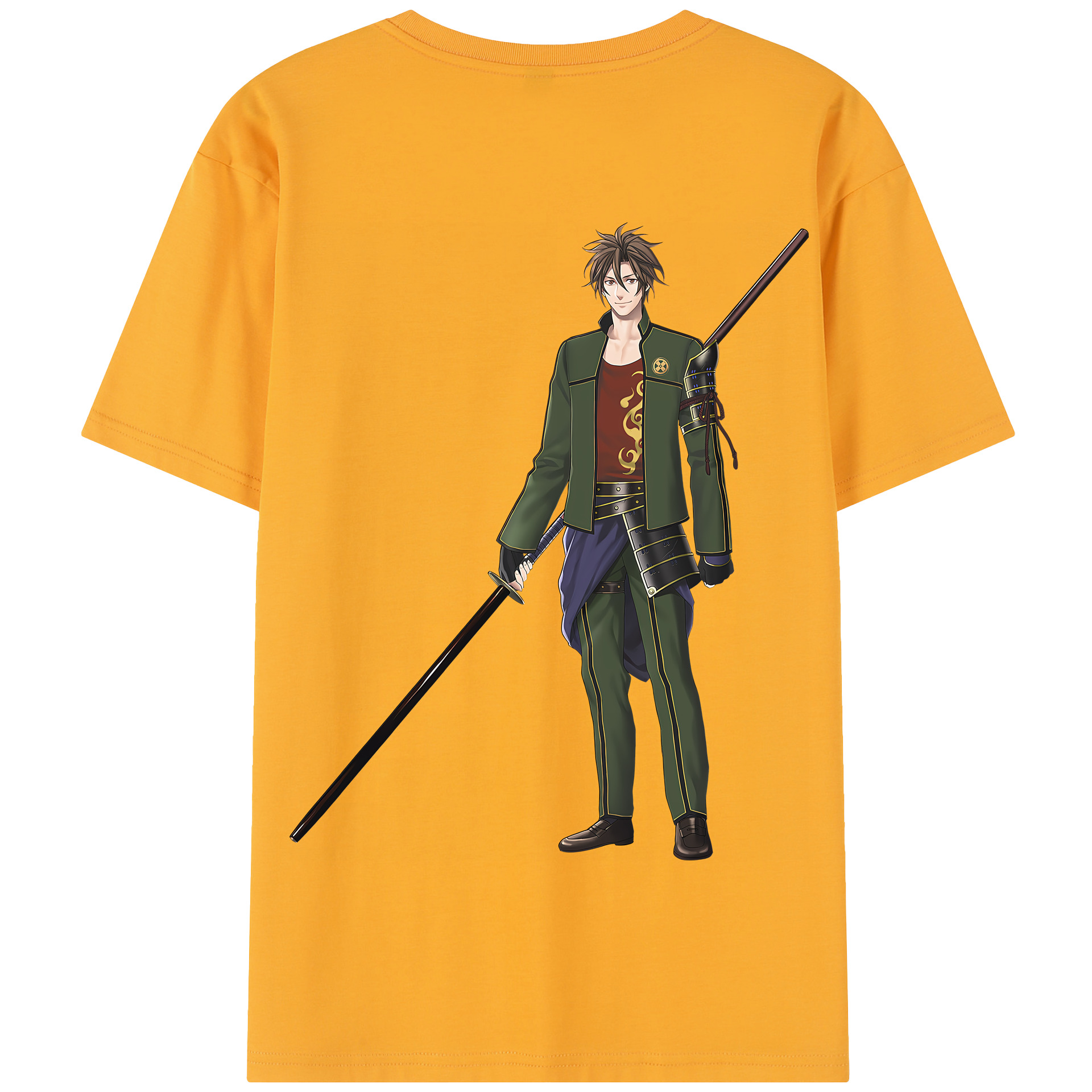 （画像用） 刀剣乱舞 Touken Ranbu 綿100％半袖Tシャツ（背面プリント）