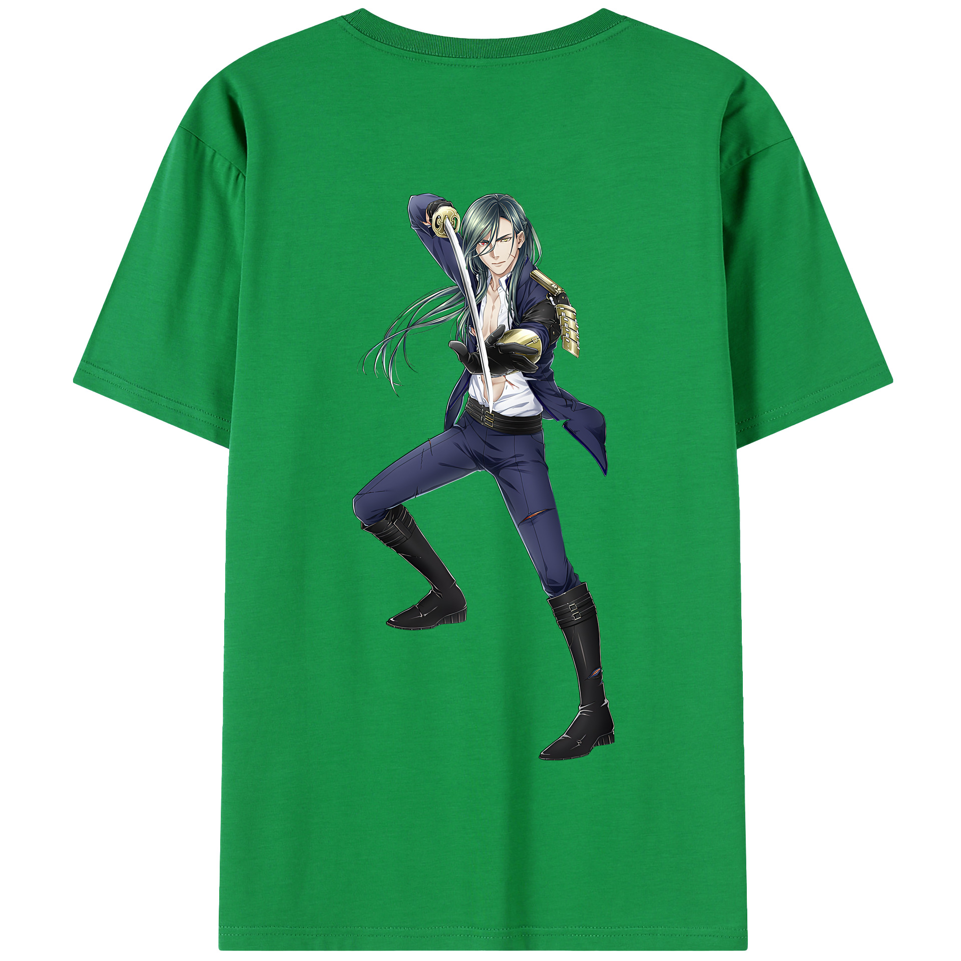 （画像用） 刀剣乱舞 Touken Ranbu 綿100％半袖Tシャツ（背面プリント）
