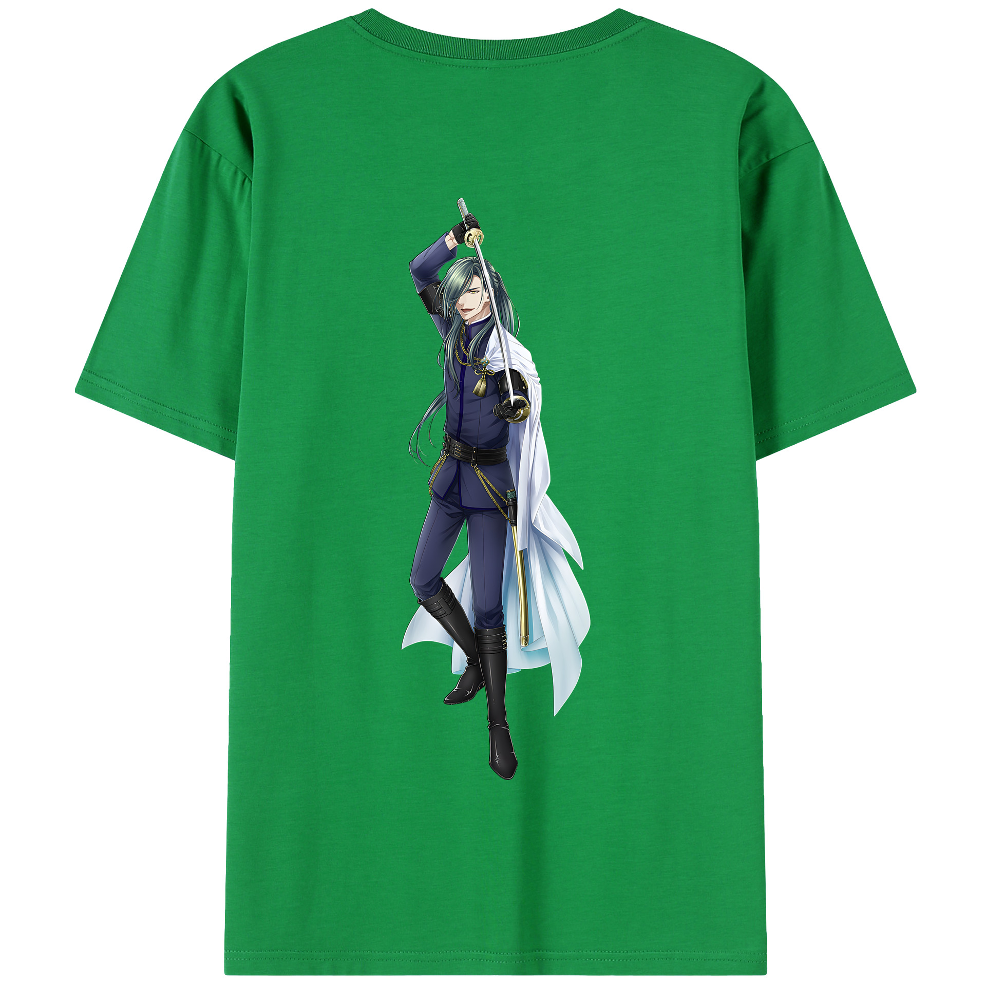 （画像用） 刀剣乱舞 Touken Ranbu 綿100％半袖Tシャツ（背面プリント）