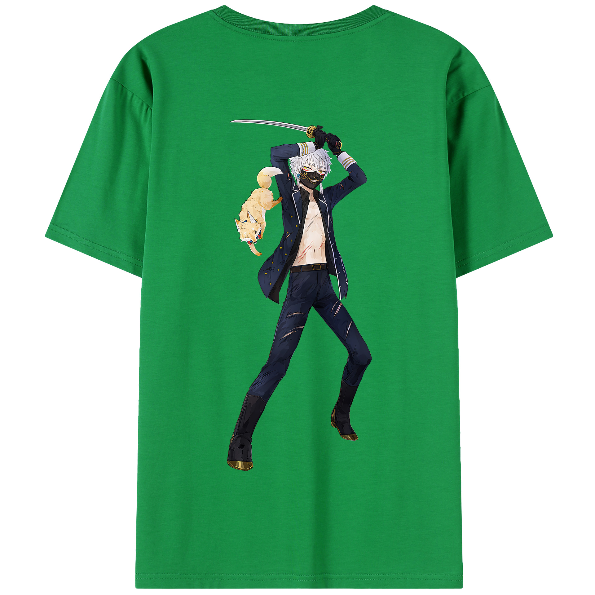 （画像用） 刀剣乱舞 Touken Ranbu 綿100％半袖Tシャツ（背面プリント）