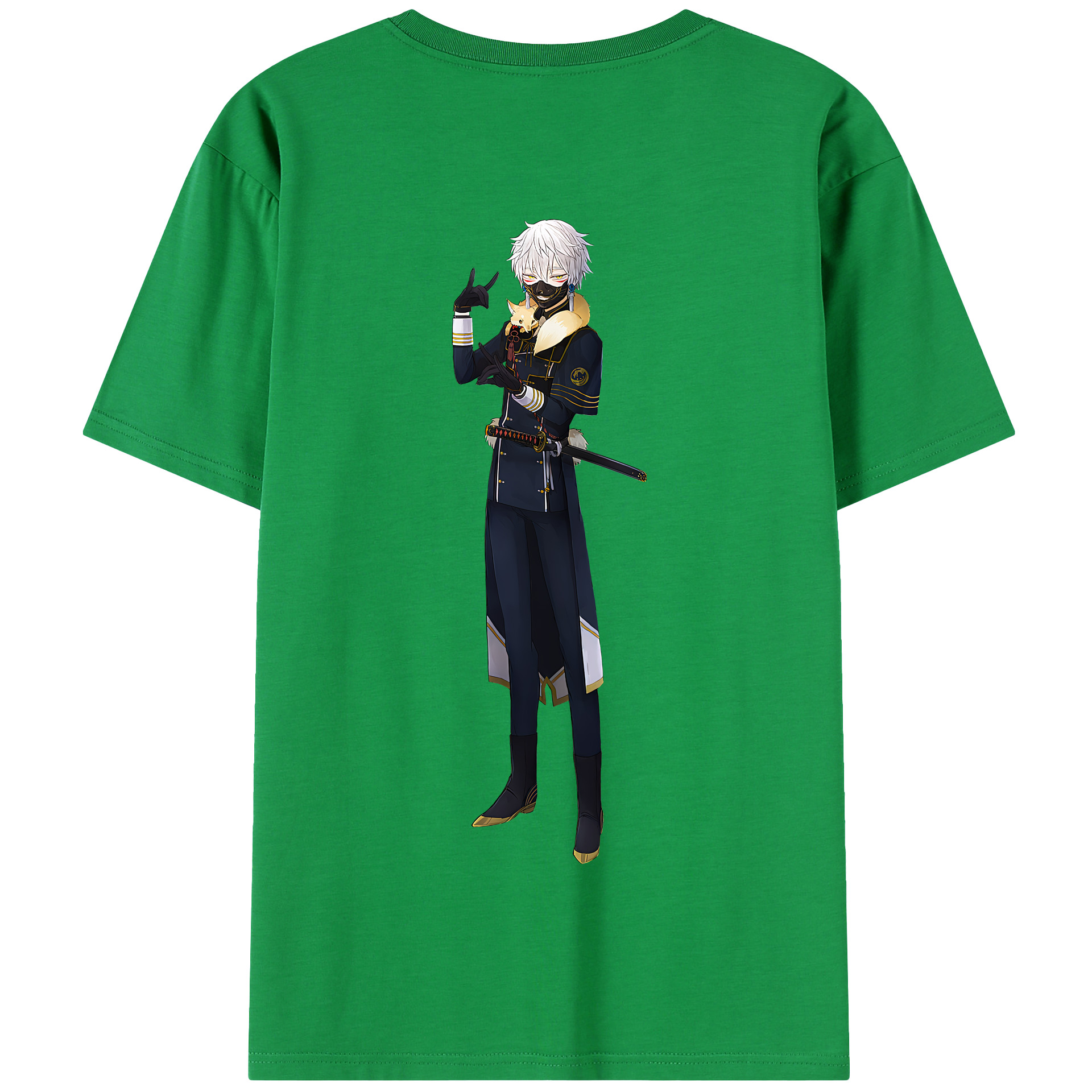 （画像用） 刀剣乱舞 Touken Ranbu 綿100％半袖Tシャツ（背面プリント）